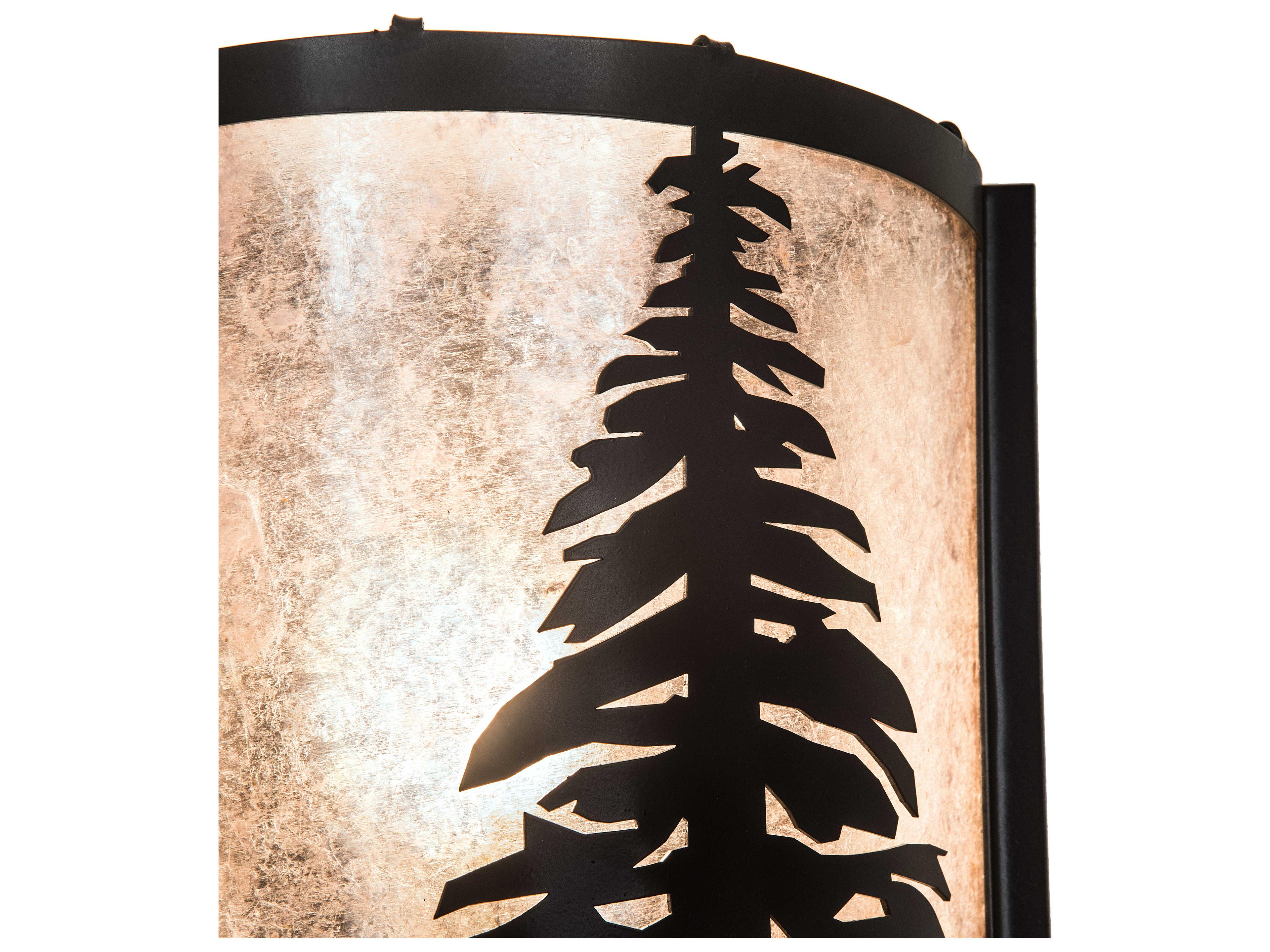 Meyda Pines 1-Light Timeless Bronze Wall Sconce
