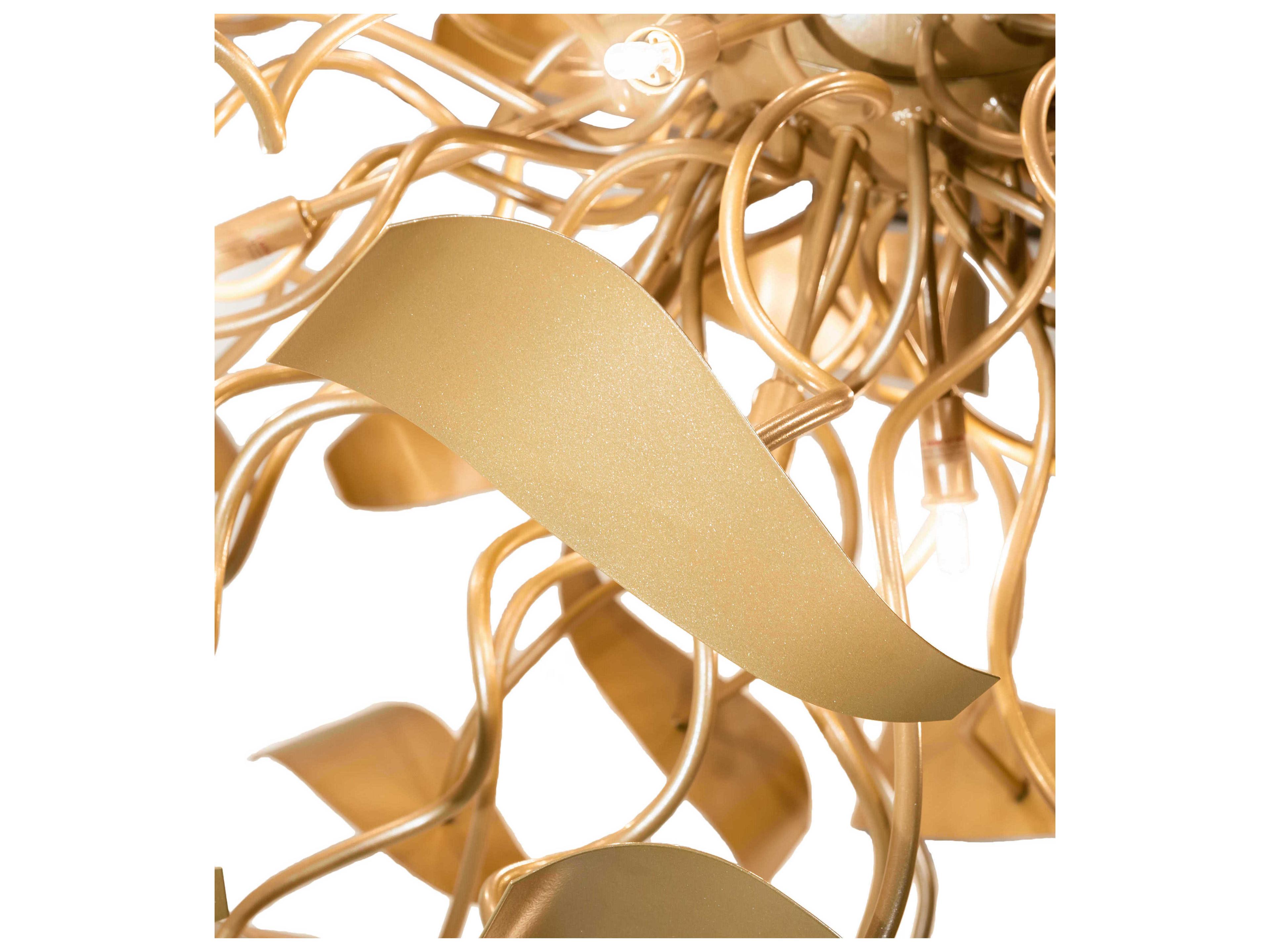 Meyda Muette 18-Light8-Light Gold Globe Pendant