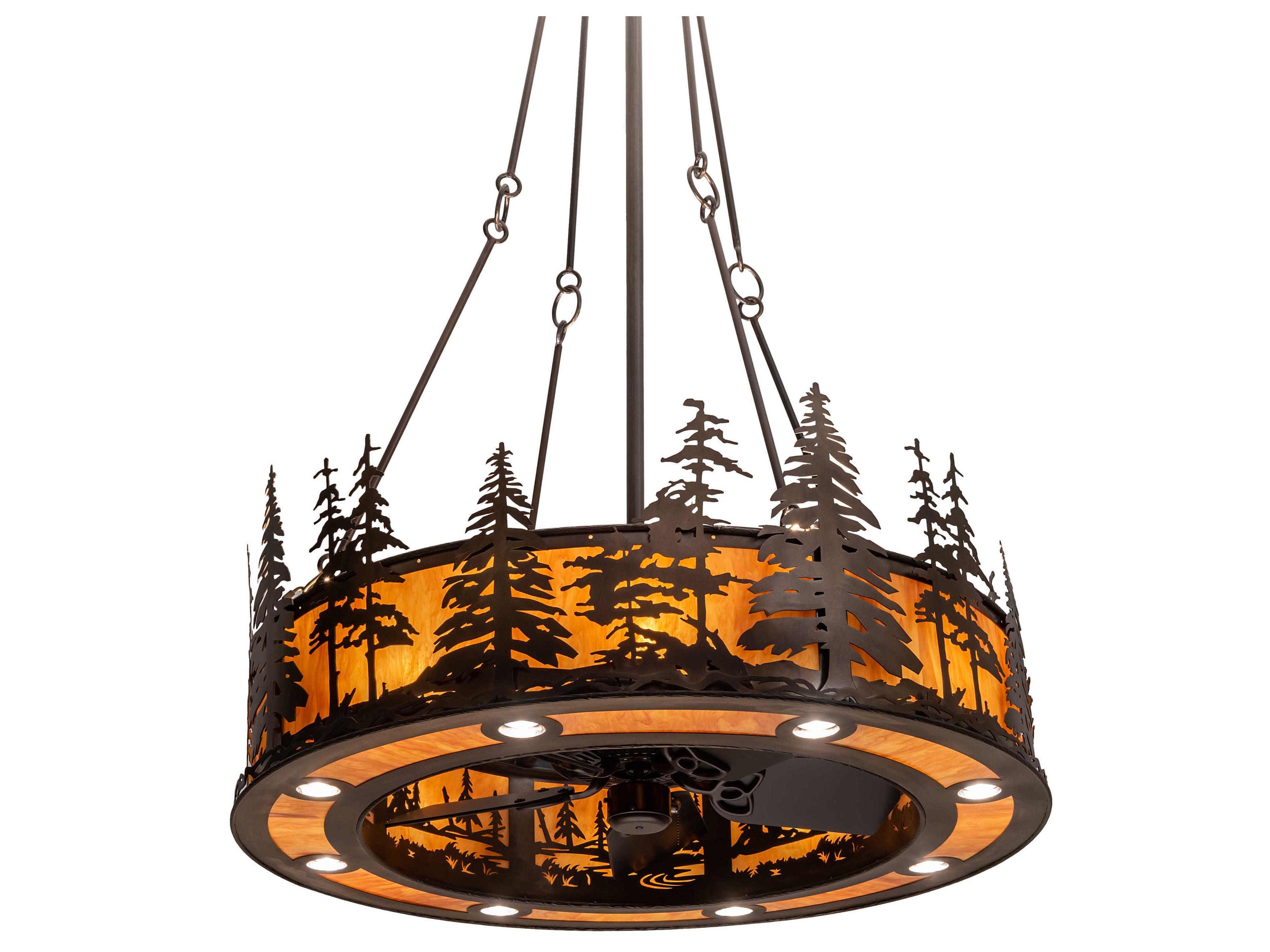 Meyda Tall Pines 45" Ceiling Fan