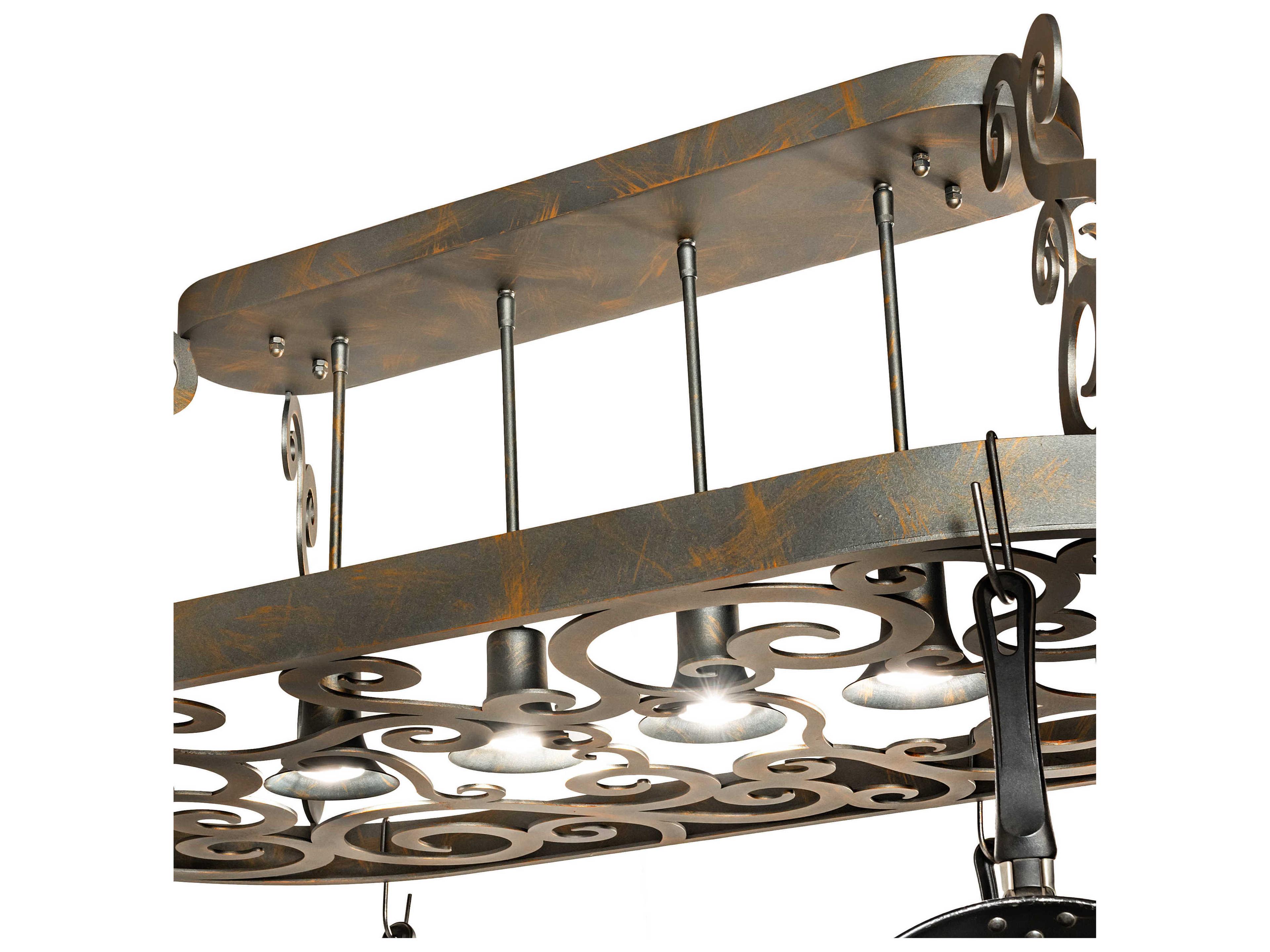 Meyda Neo 4-Light Bronze Brown Island Pendant