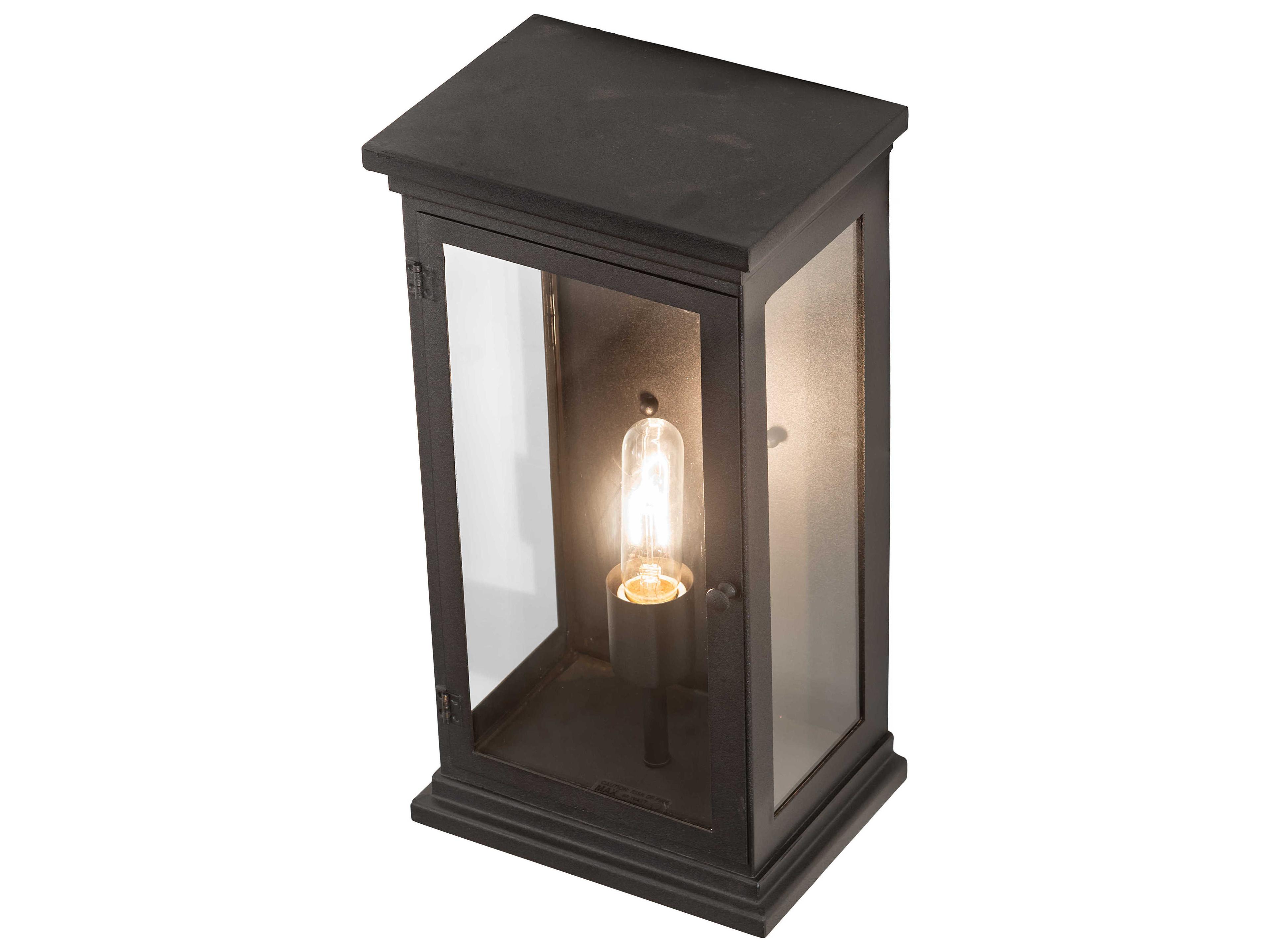 Meyda Whitman 1 - Light Glass Outdoor Wall Light