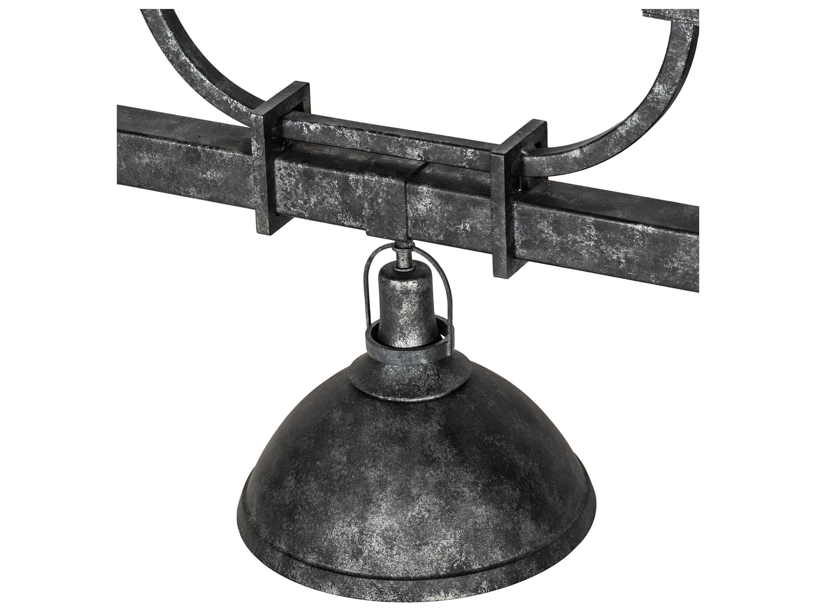 Meyda Melrose Barlett 3-Light Black Grey Bell Island Pendant