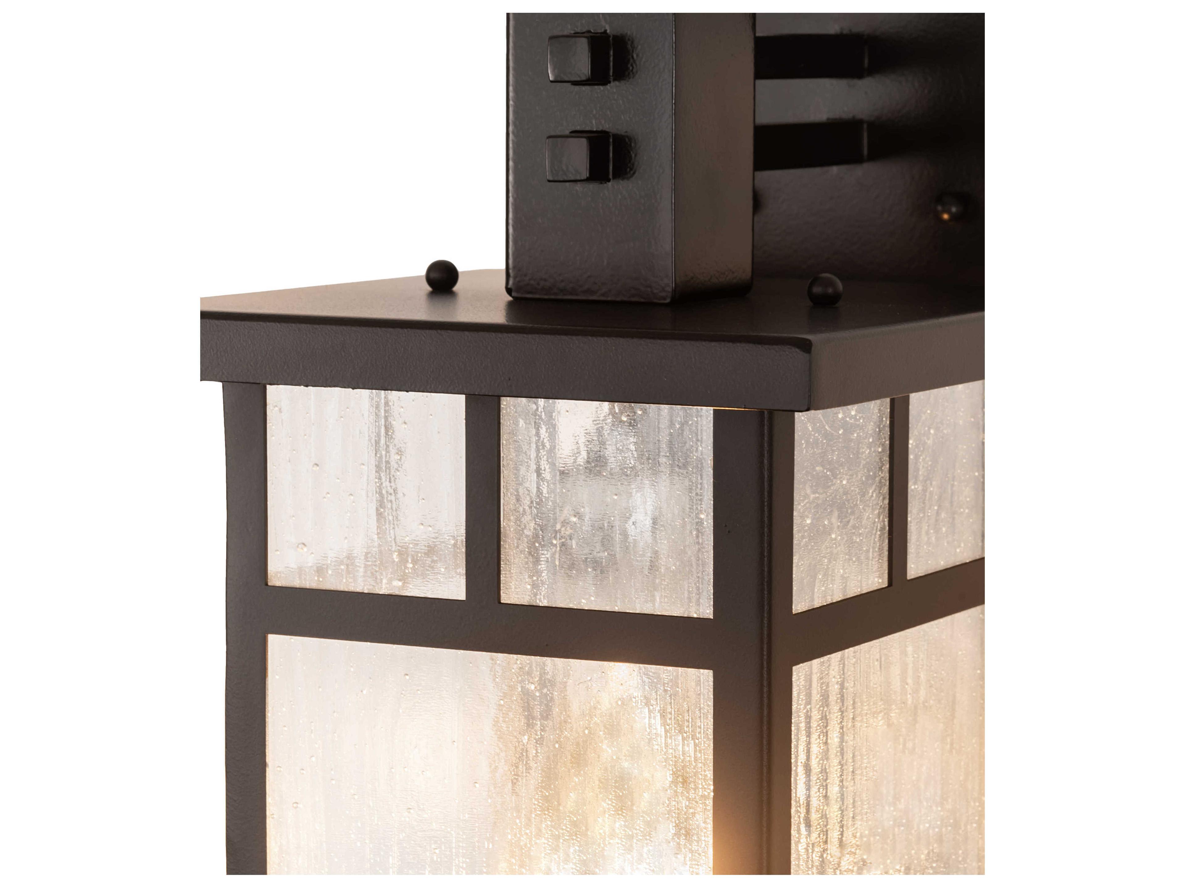 Meyda Roylance 1 - Light Glass Outdoor Wall Light