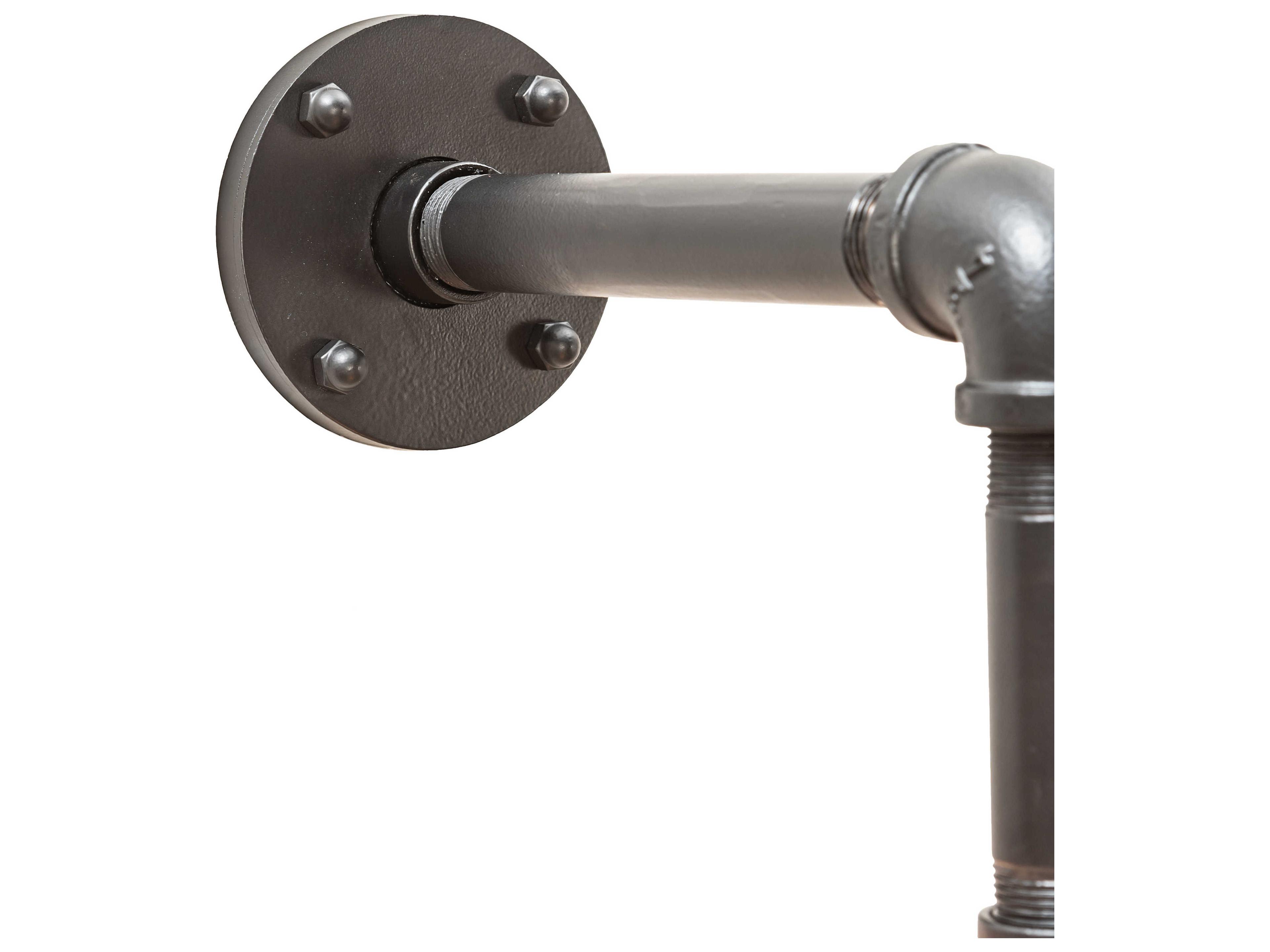 Meyda Pipedream 1-Light Black Wall Sconce