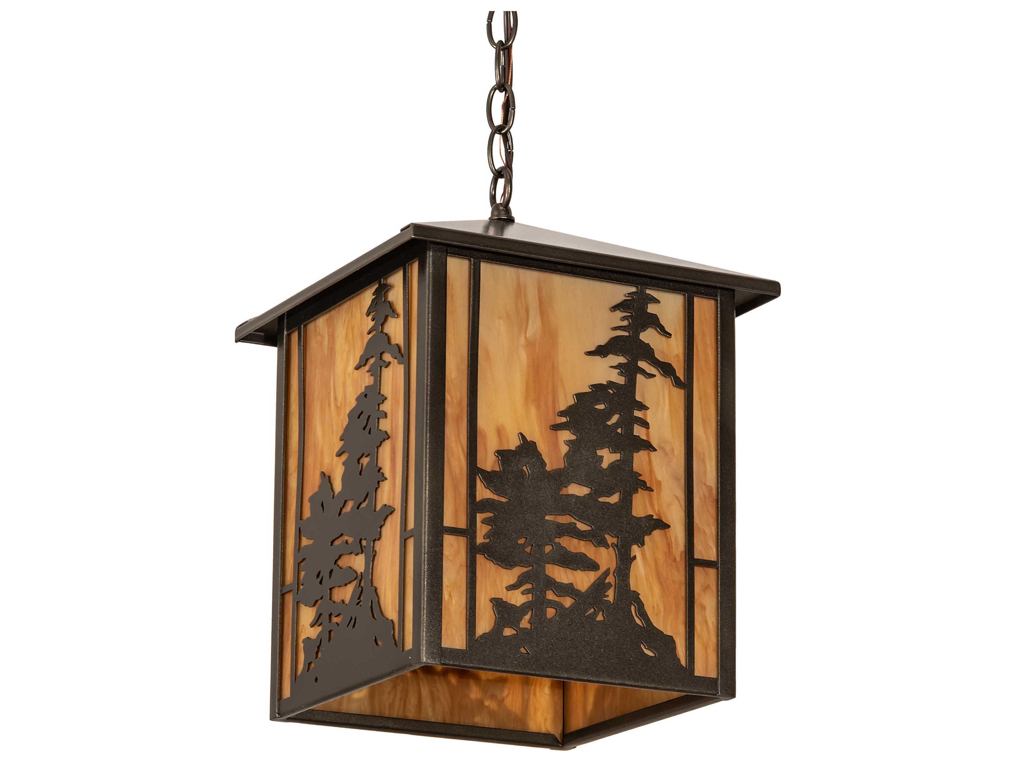 Meyda Pines 1 - Light Outdoor Hanging Light