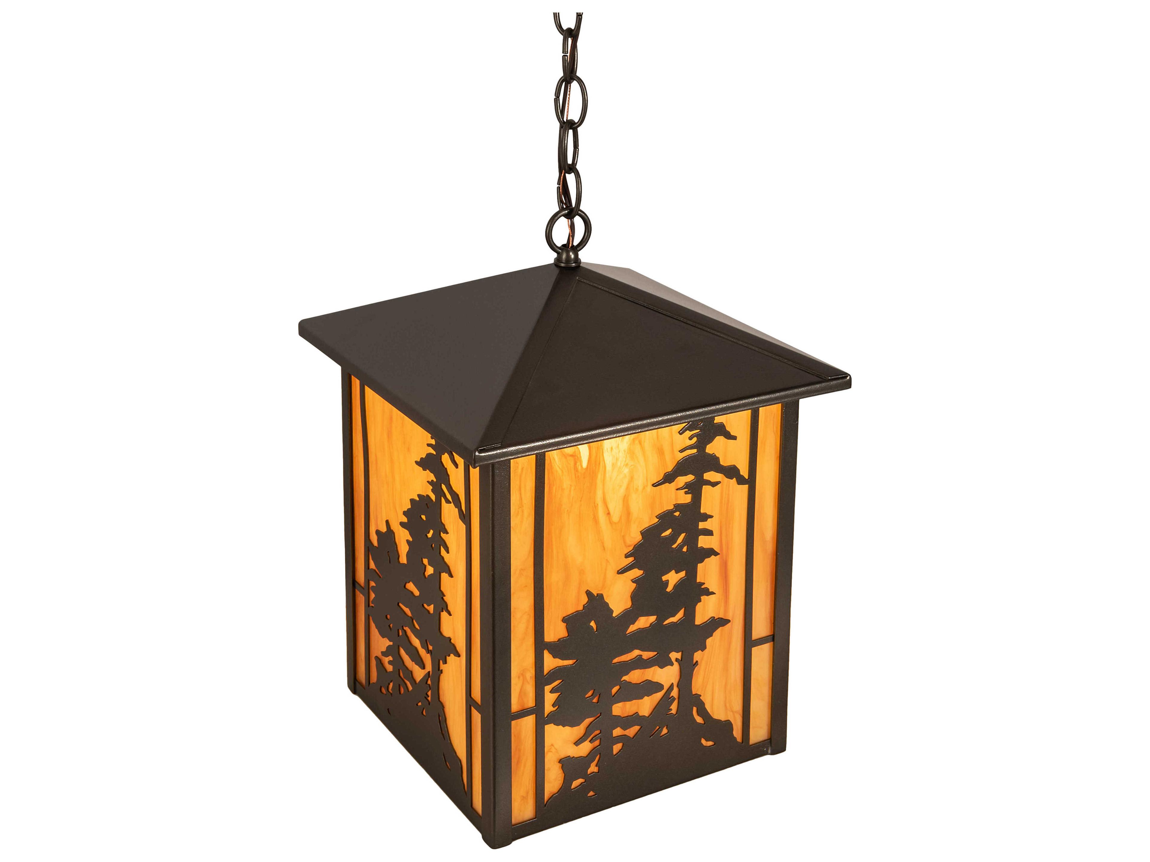 Meyda Pines 1 - Light Outdoor Hanging Light