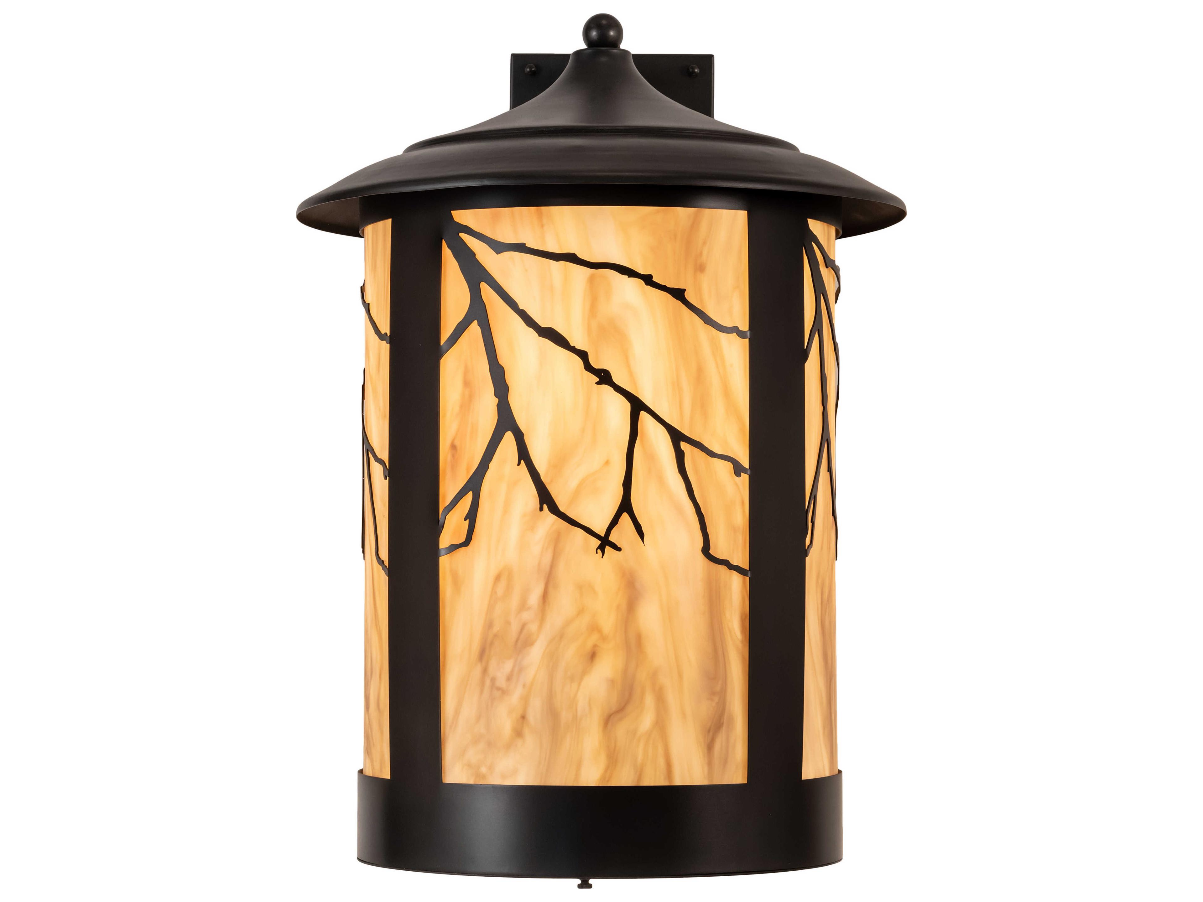 Meyda Fulton 1 - Light Glass Outdoor Wall Light