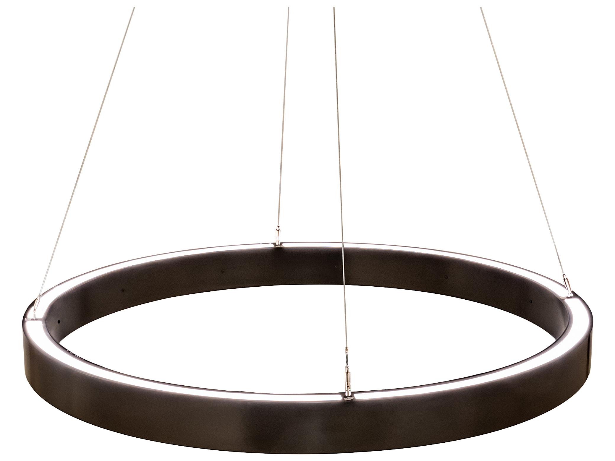 Meyda Anillo Timeless Bronze White LED Round Pendant