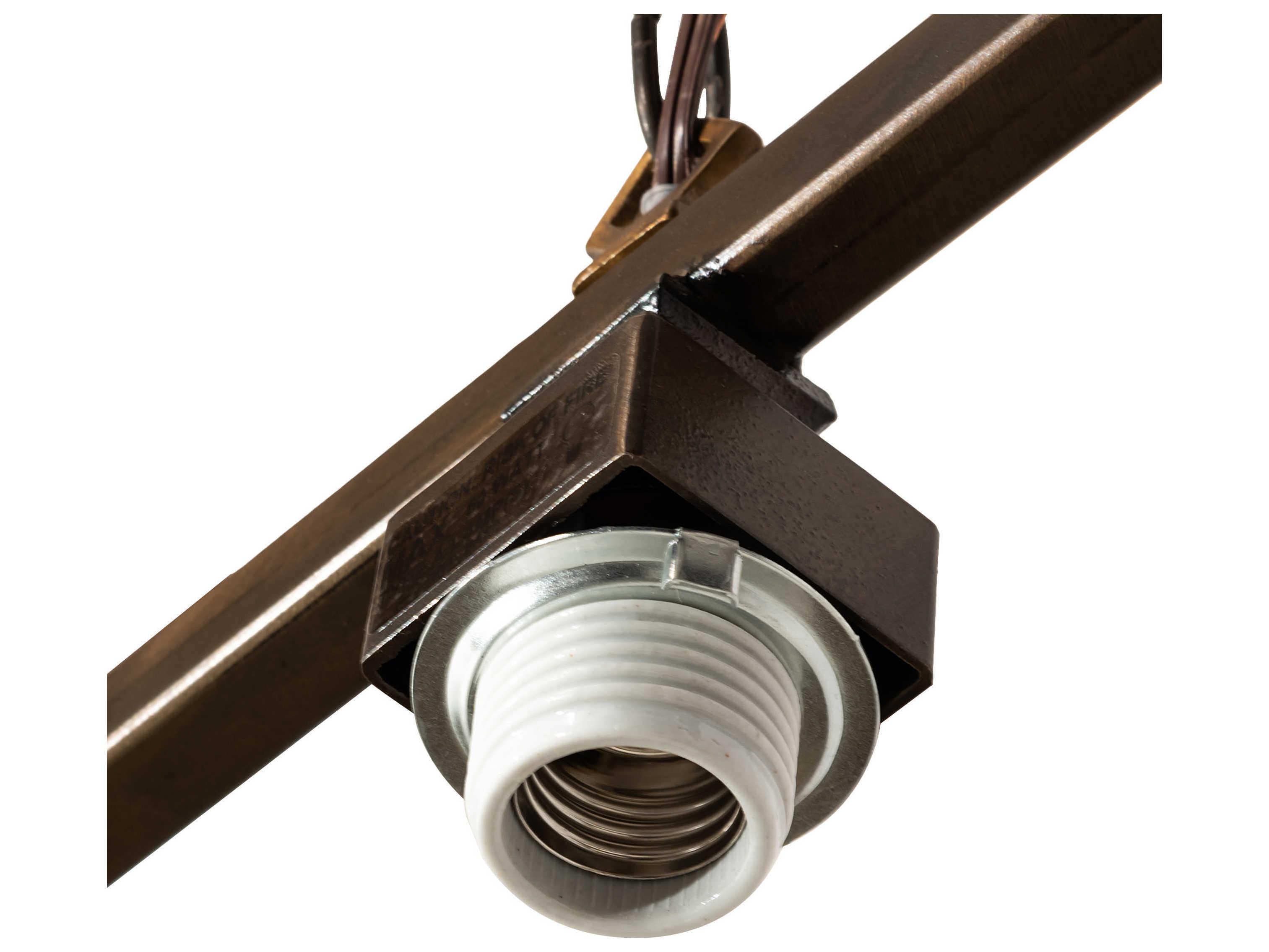 Meyda Antique 2-Light Copper Island Pendant