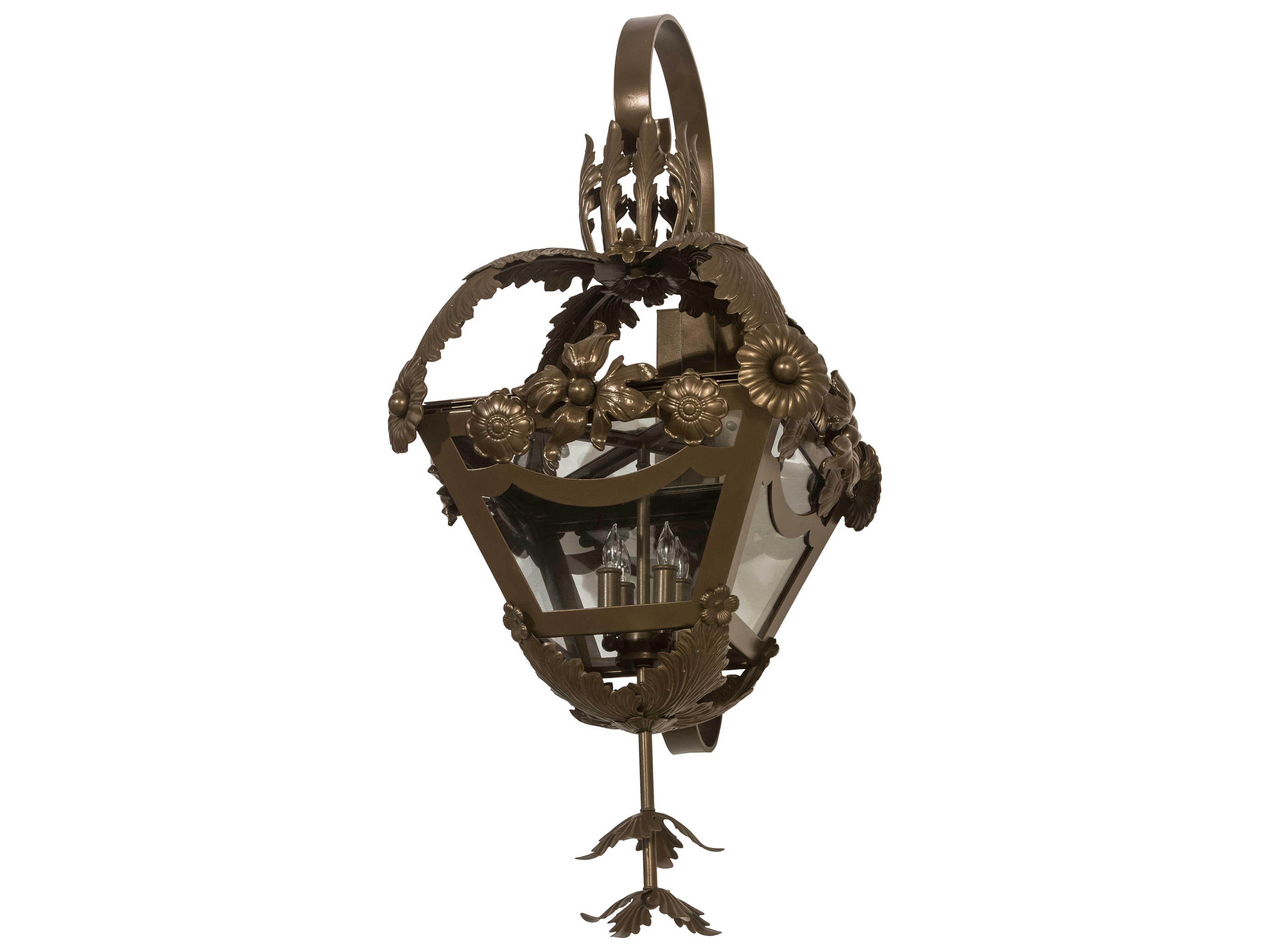 Meyda Symone 4 - Light Glass Rustic Lodge Outdoor Wall Light