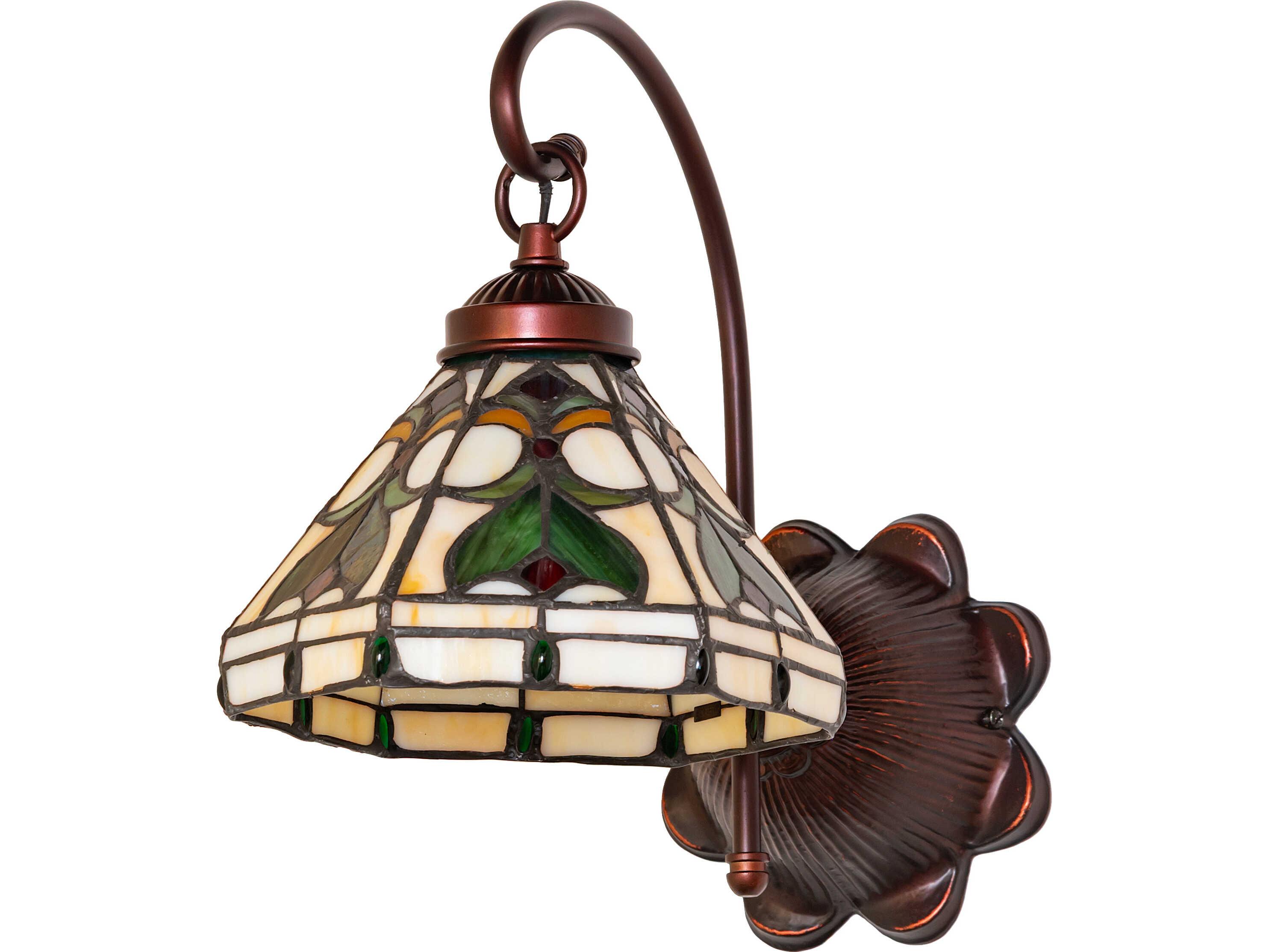 Meyda Middleton 1-Light Bronze Traditional Wall Sconce
