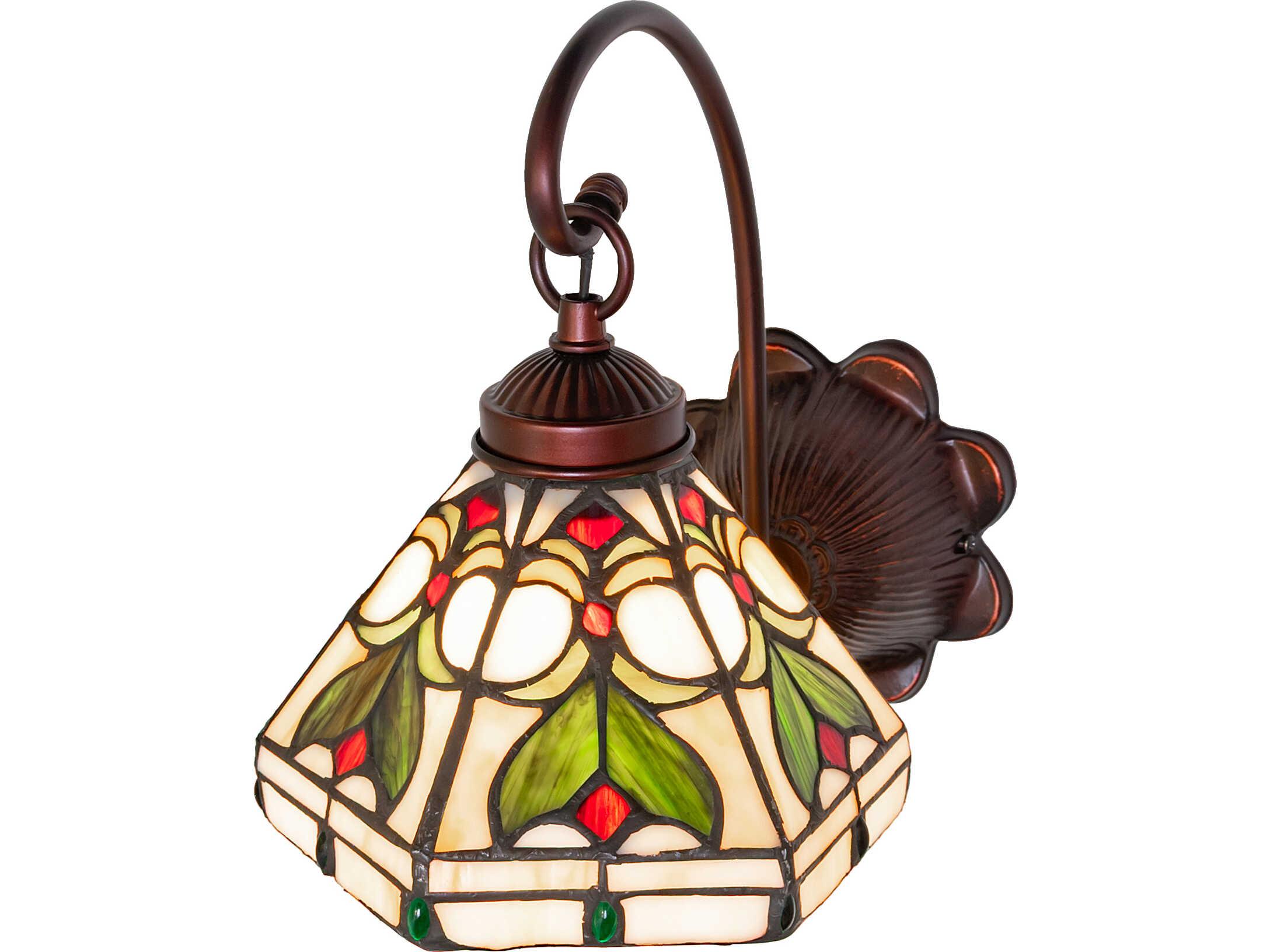 Meyda Middleton 1-Light Bronze Traditional Wall Sconce