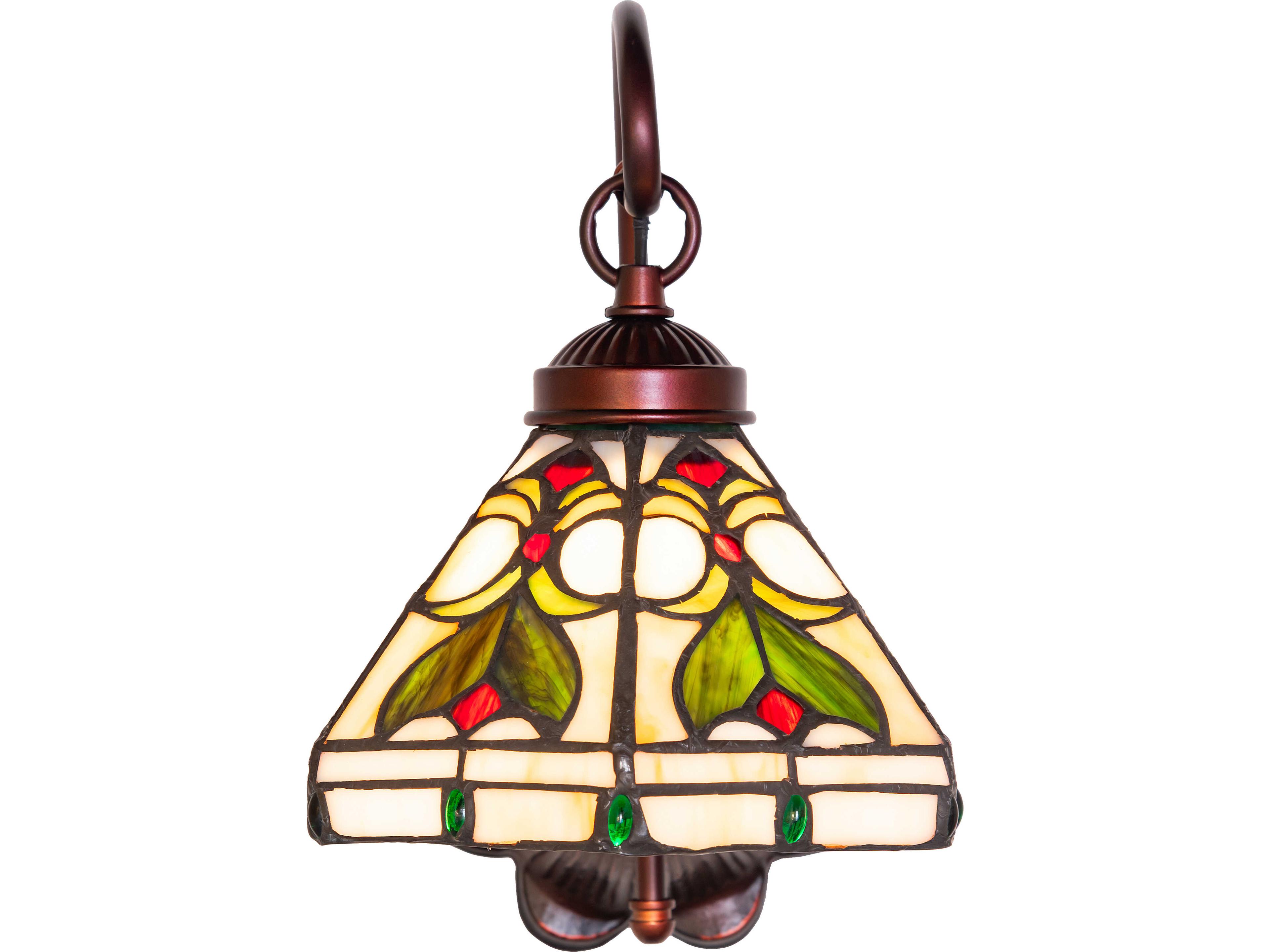 Meyda Middleton 1-Light Bronze Traditional Wall Sconce