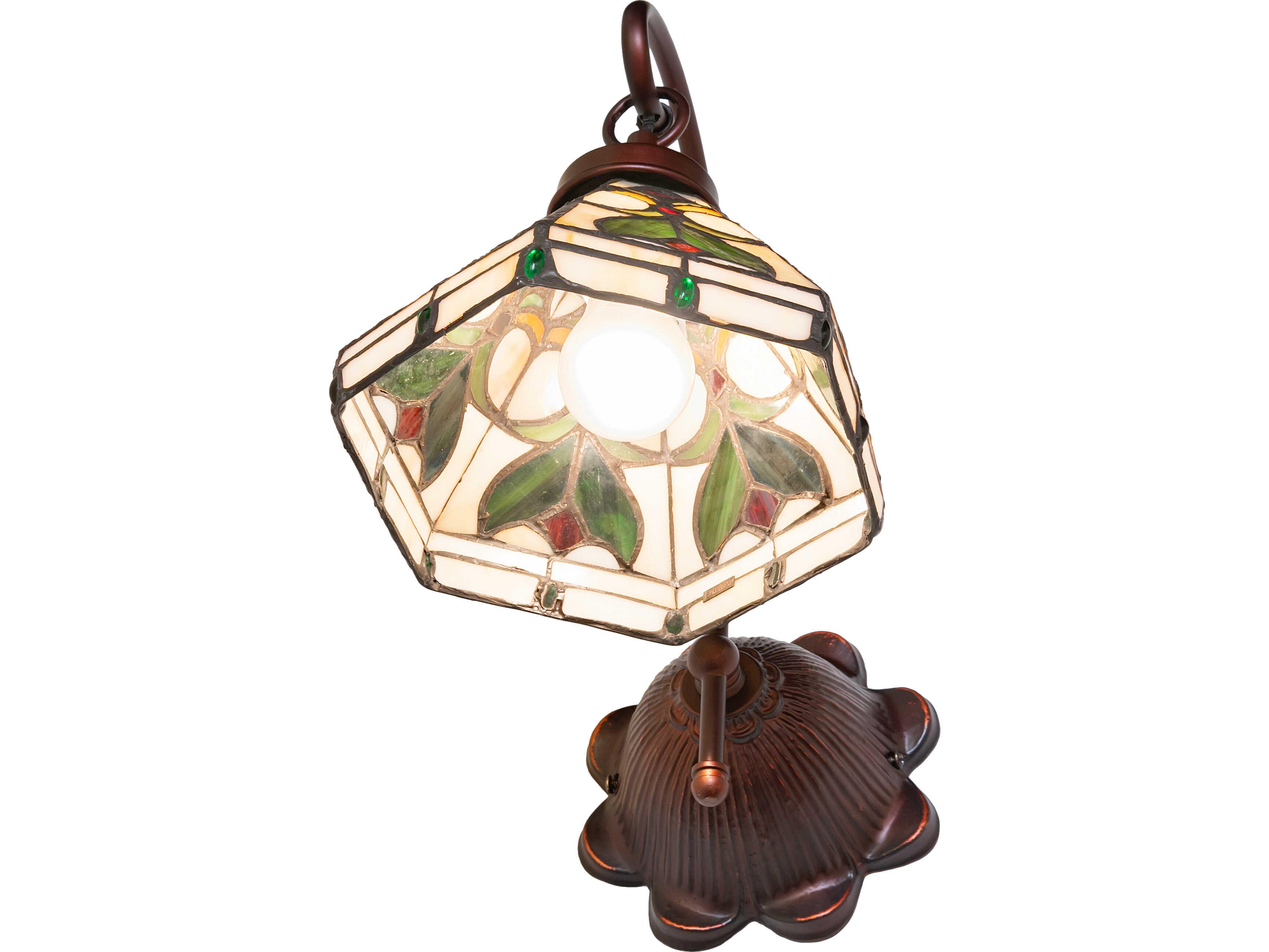 Meyda Middleton 1-Light Bronze Traditional Wall Sconce