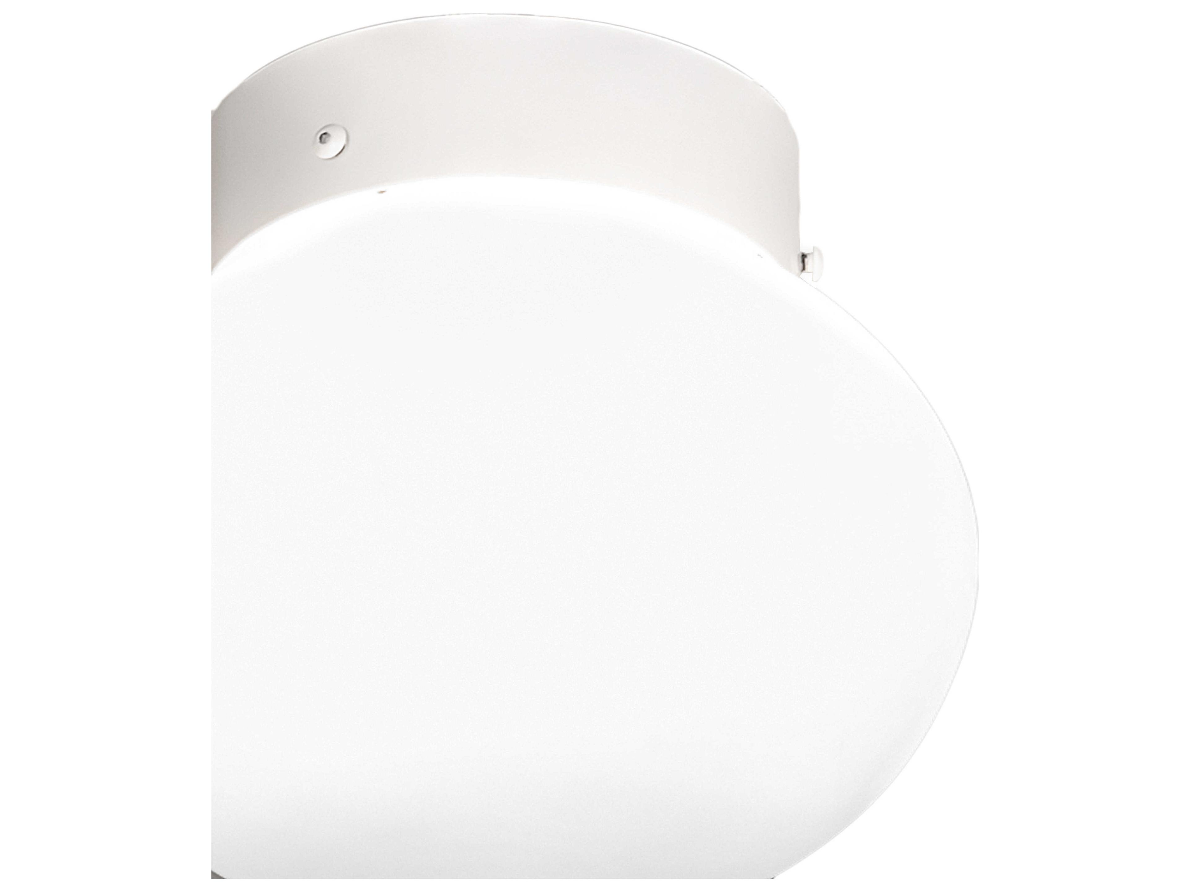 Meyda Revival Schoolhouse 1-Light White Frost Glass Globe Flush Mount