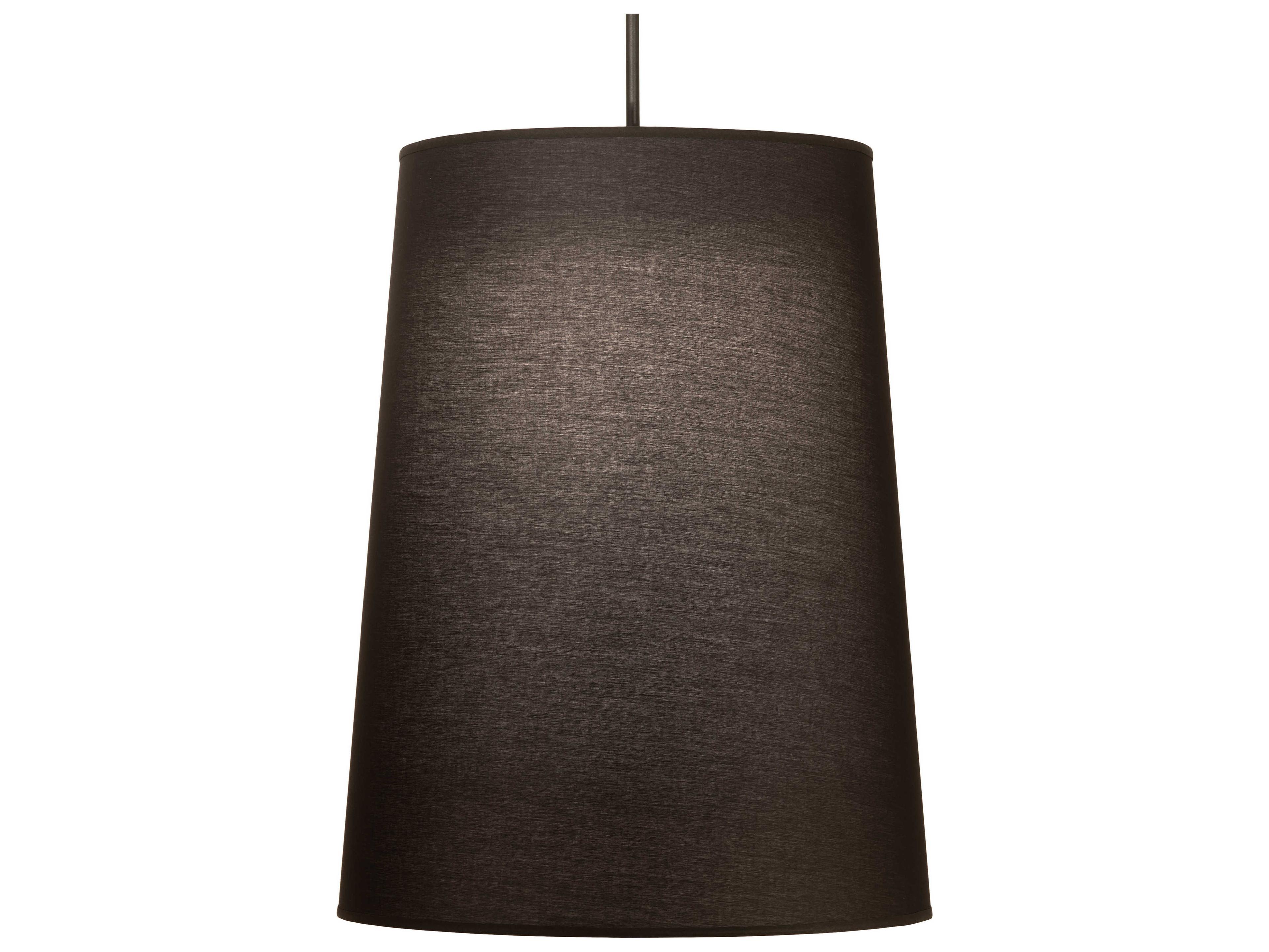 Meyda Cilindro 1-Light Black White LED Empire Pendant