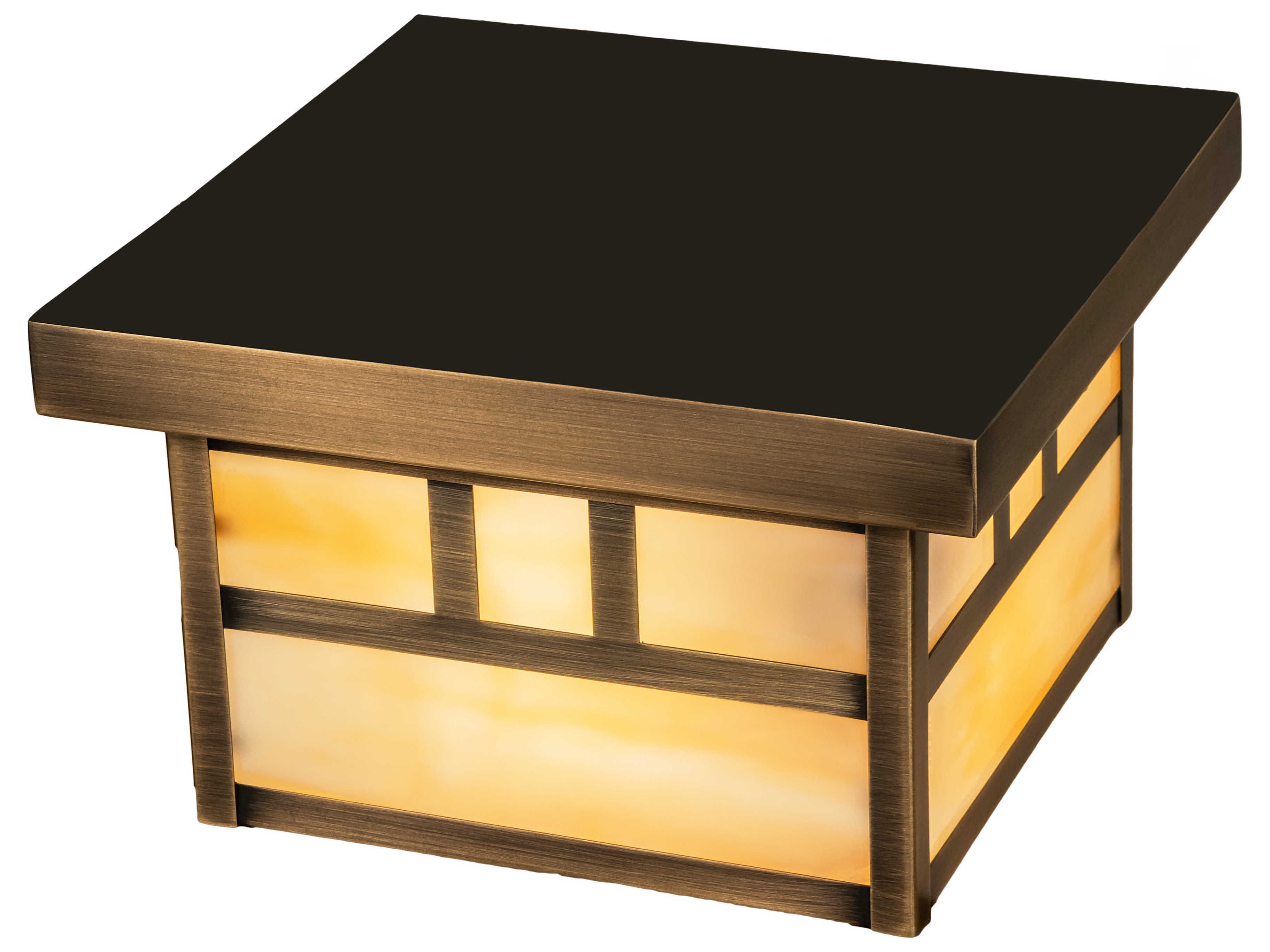 Meyda Hyde Park 1 - Light Glass Outdoor Ceiling Light