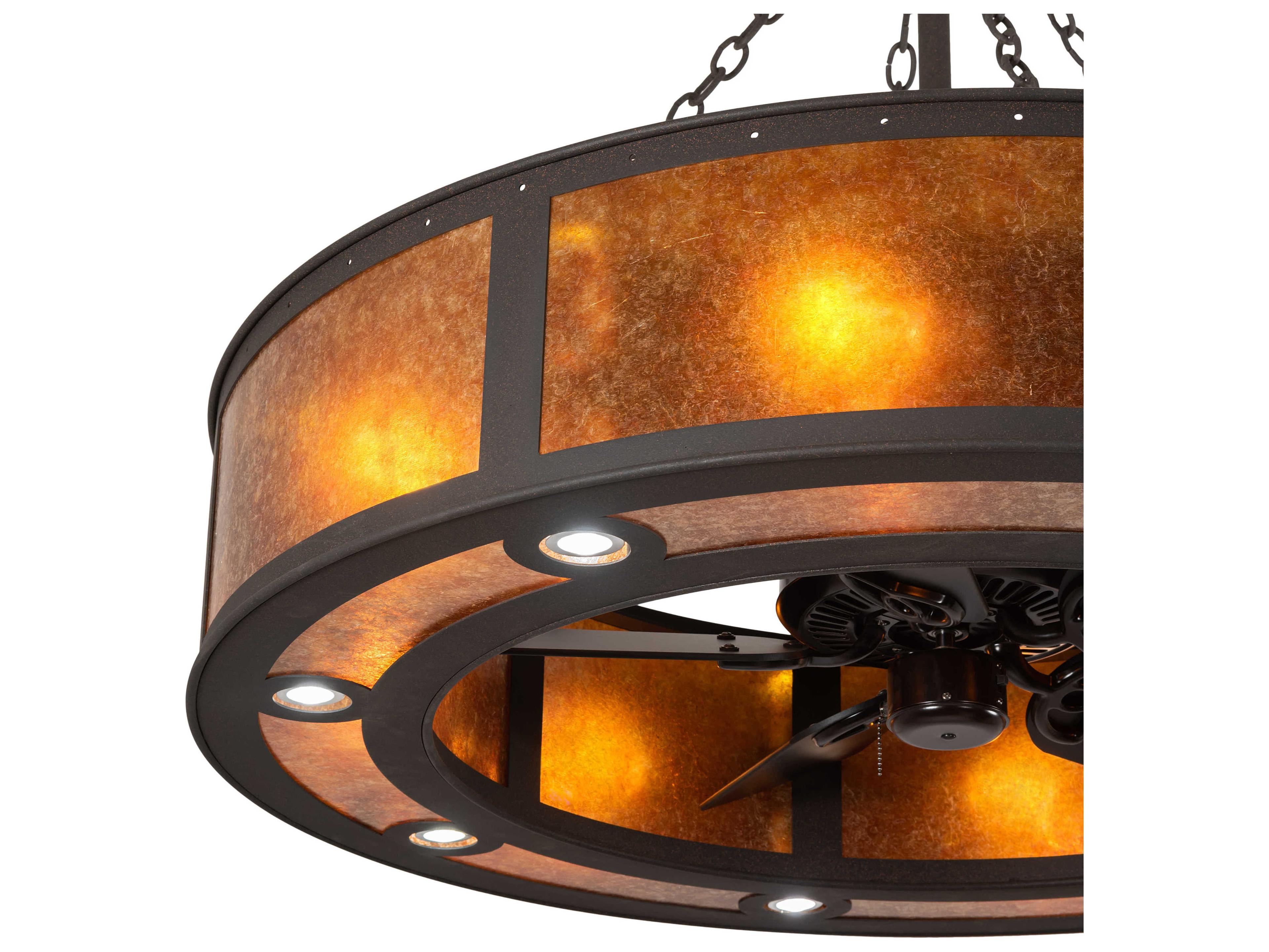 Meyda Smythe Craftsman 24-Light Chandel-Air