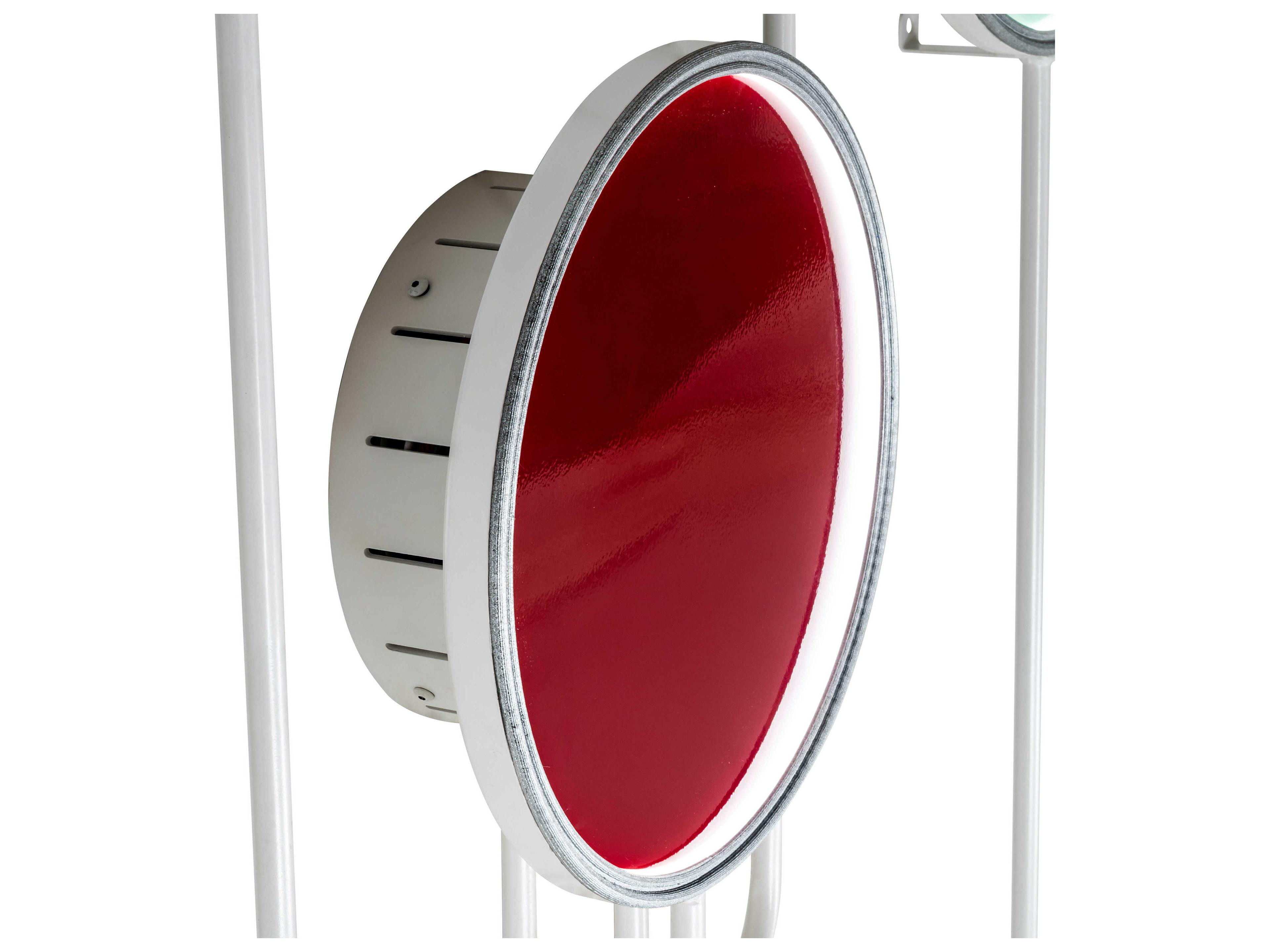 Meyda Paletta Ruby Coral Green Blue White Red LED Wall Sconce