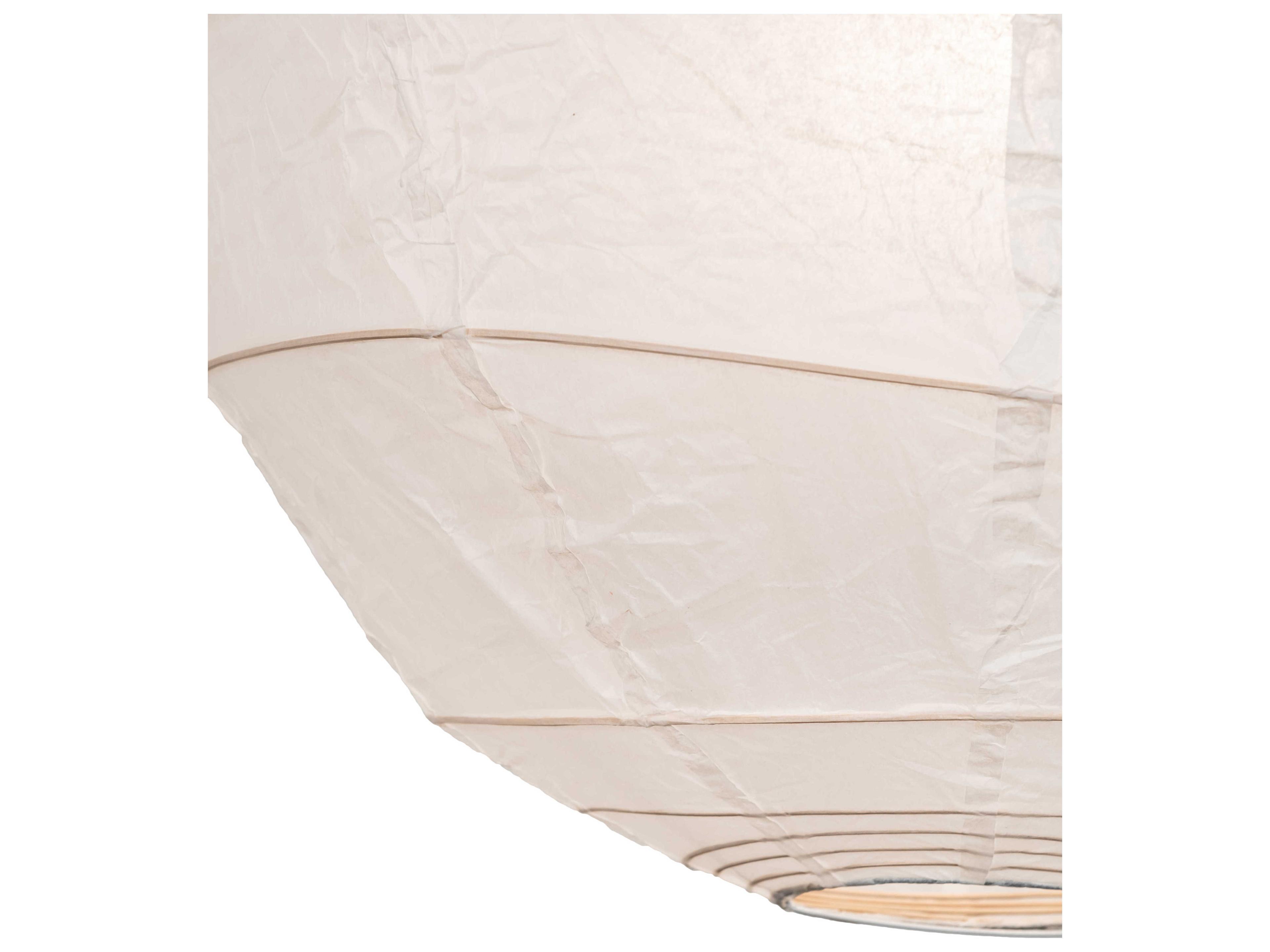 Meyda Papier 1-Light Chrome White Globe Pendant