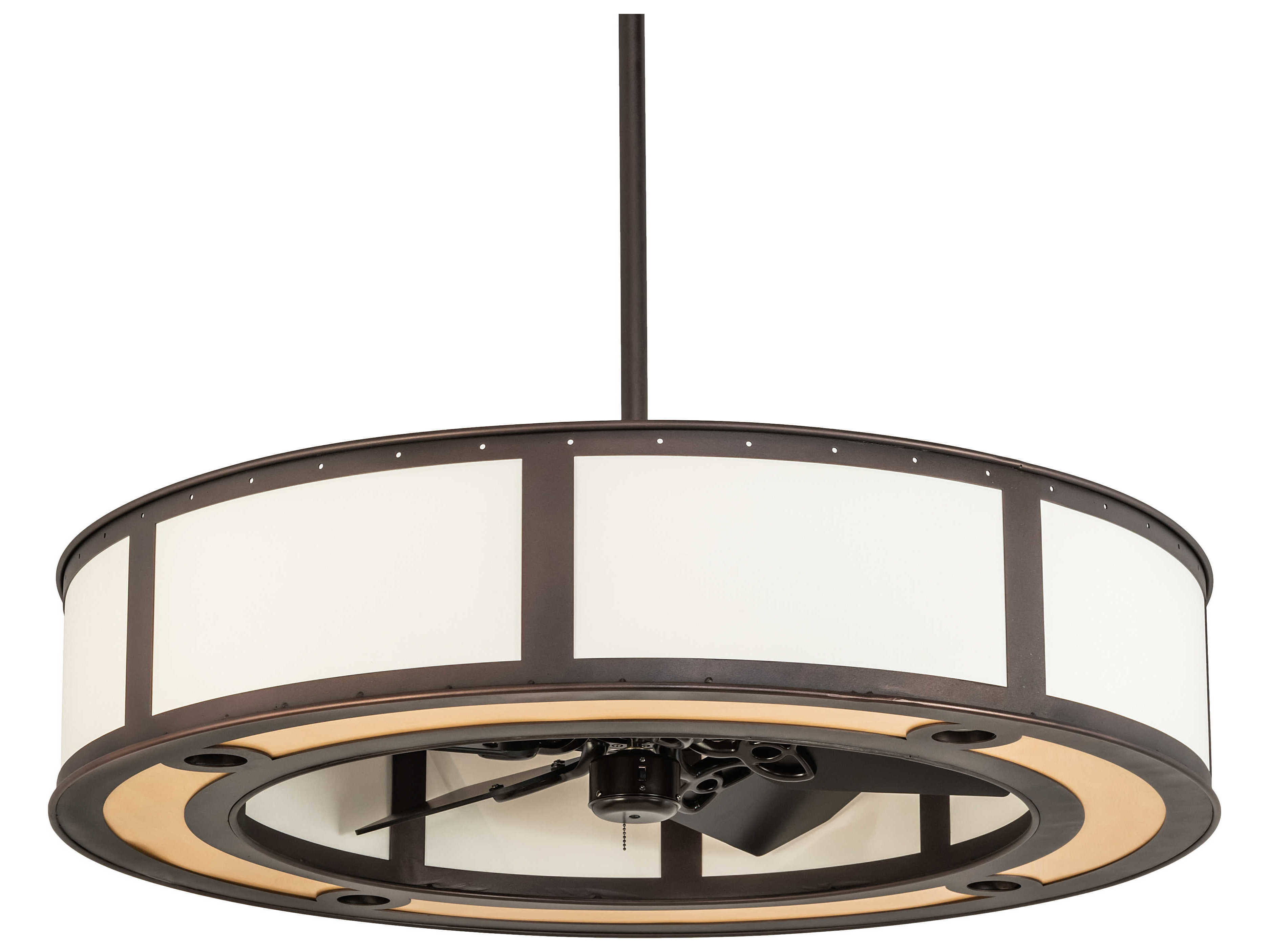 Meyda Maplewood 8-Light Chandel-Air