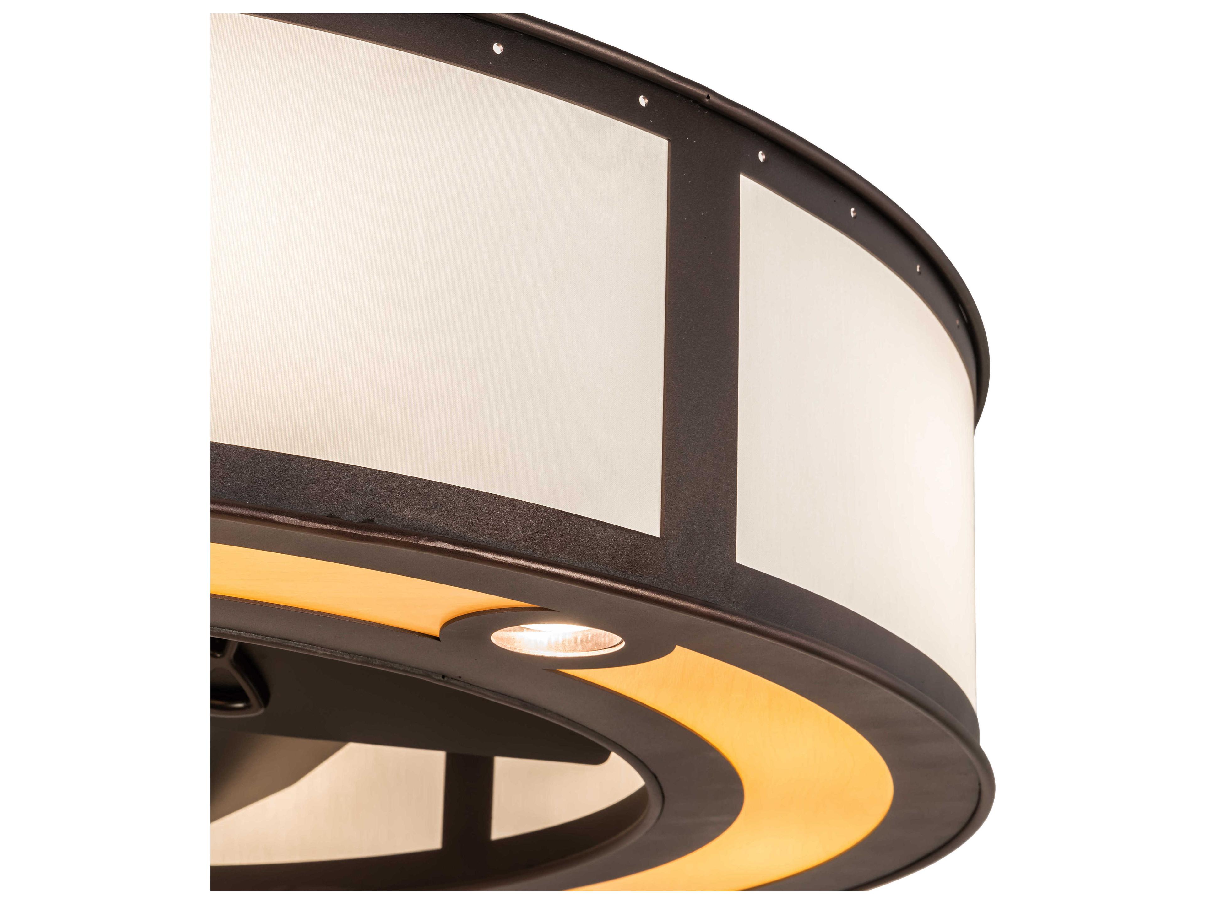 Meyda Maplewood 8-Light Chandel-Air