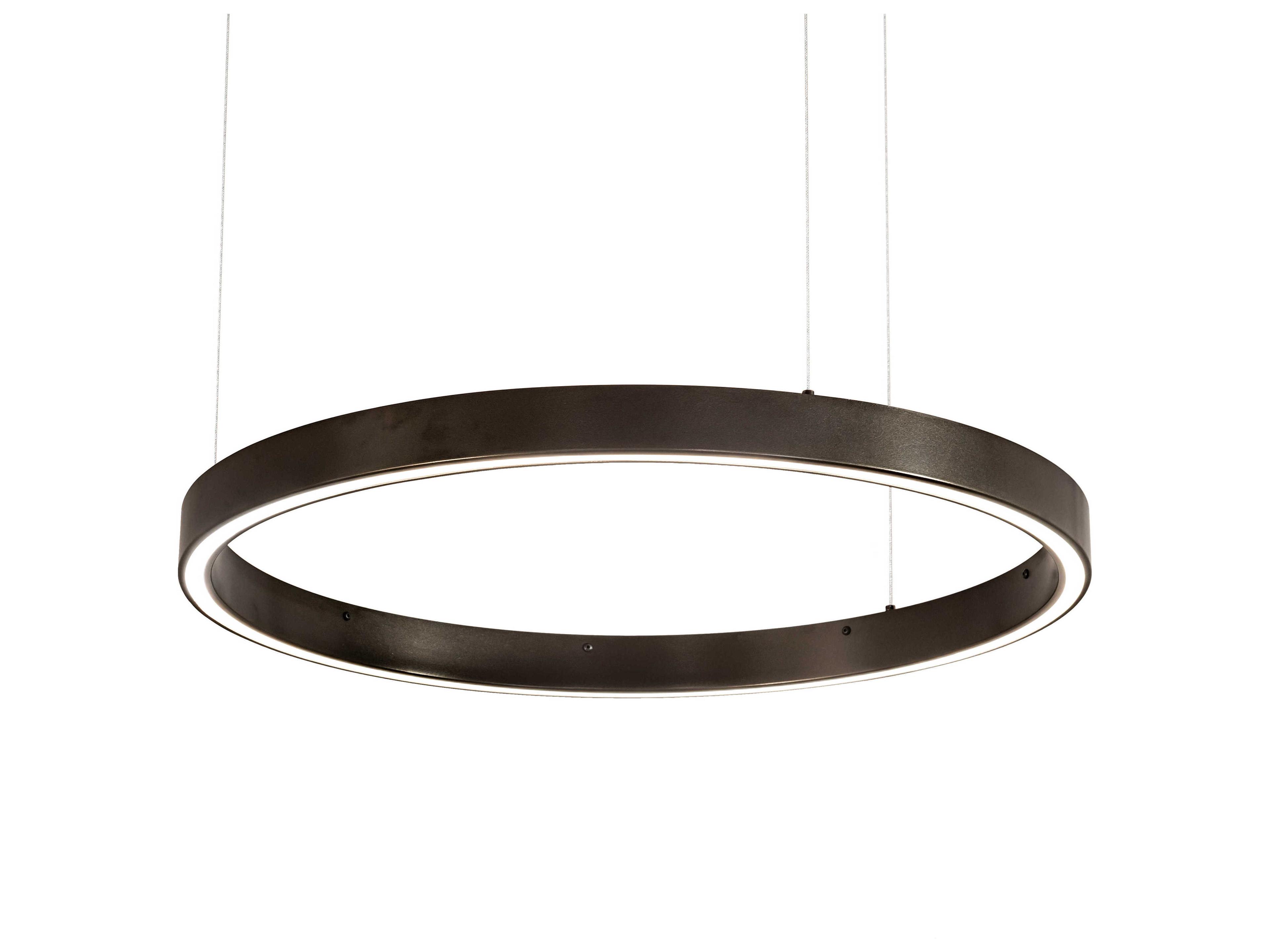 Meyda Anillo Bronze White LED Round Pendant