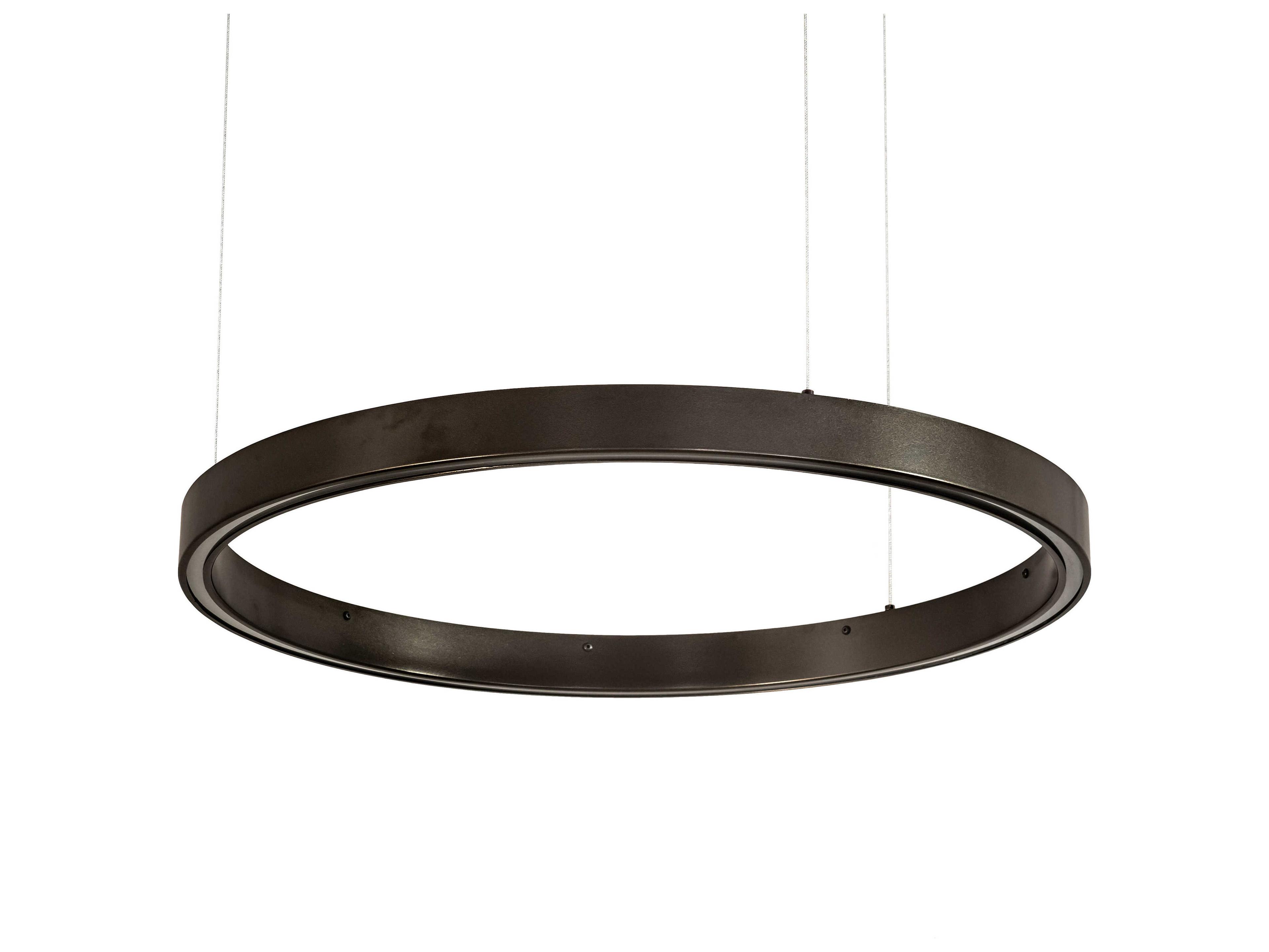 Meyda Anillo Bronze White LED Round Pendant