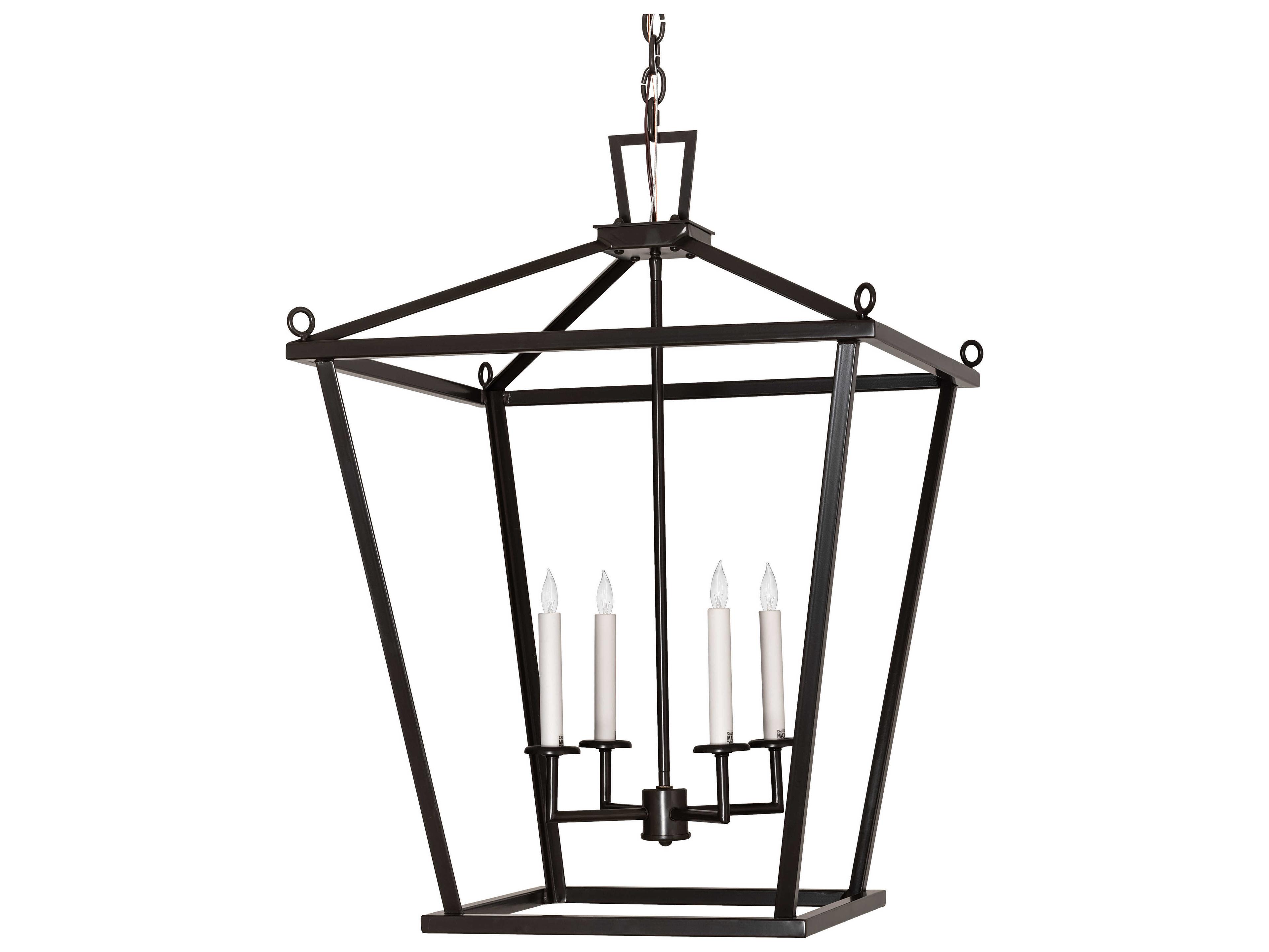 Meyda Kitzi 4-Light Timeless Bronze White Candelabra Chandelier