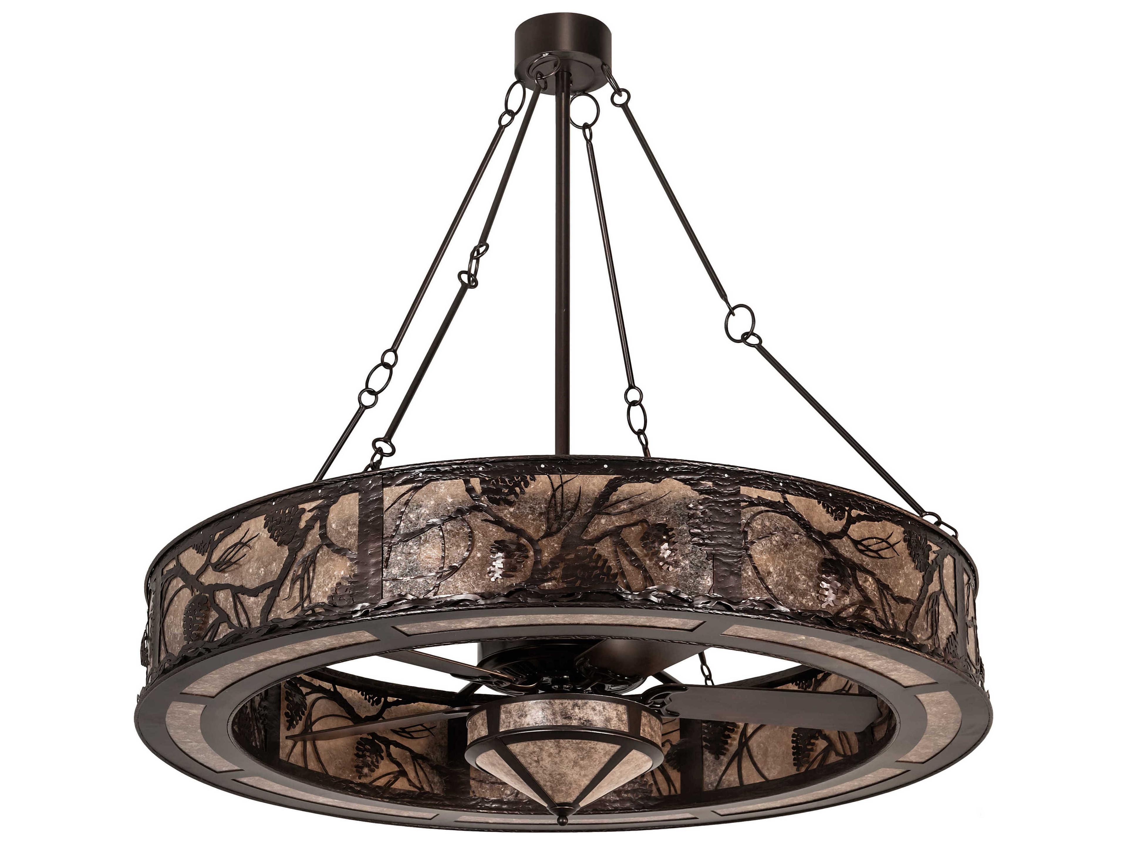 Meyda Whispering Pines 19-Light Chandel-Air