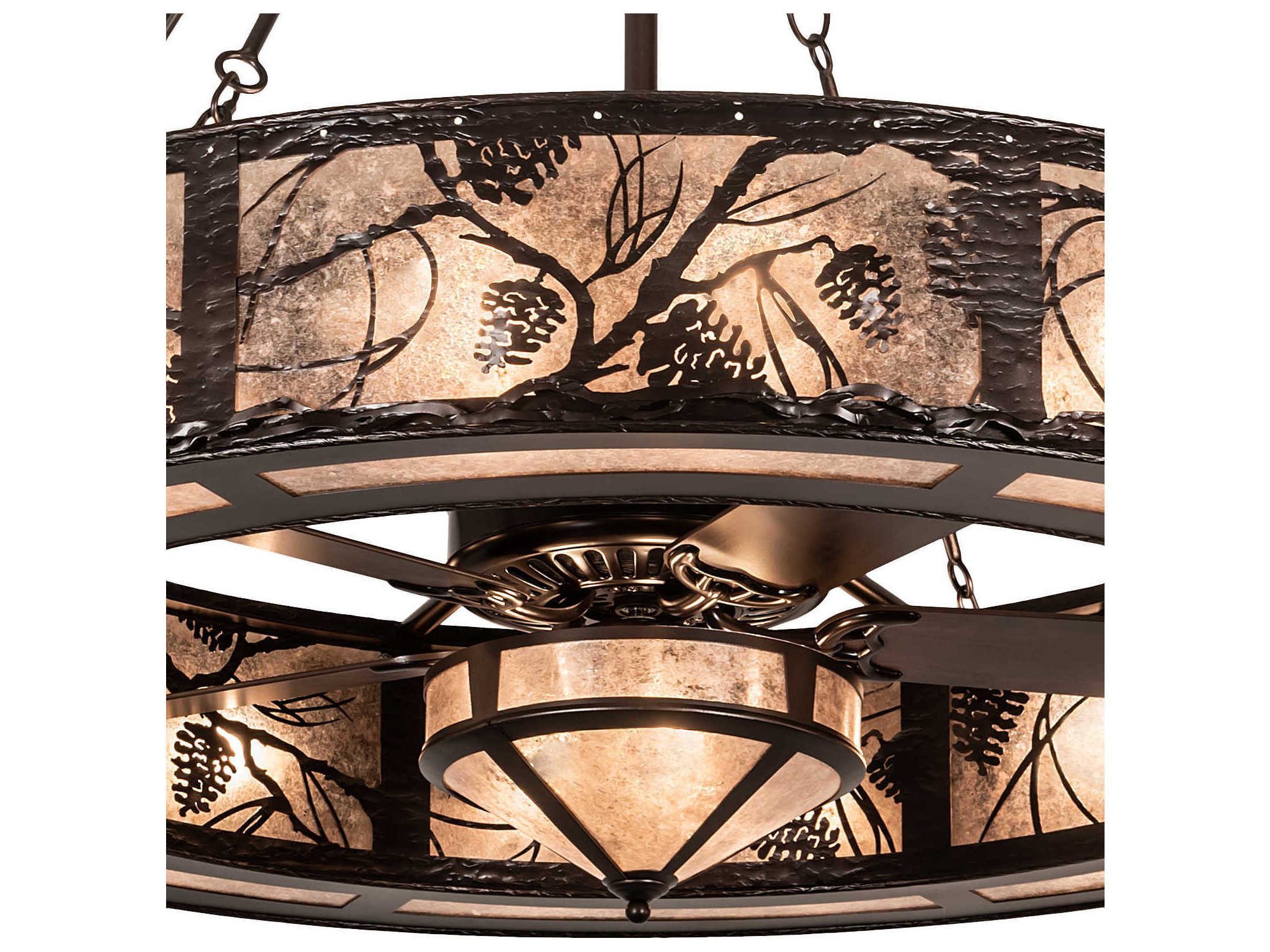 Meyda Whispering Pines 19-Light Chandel-Air