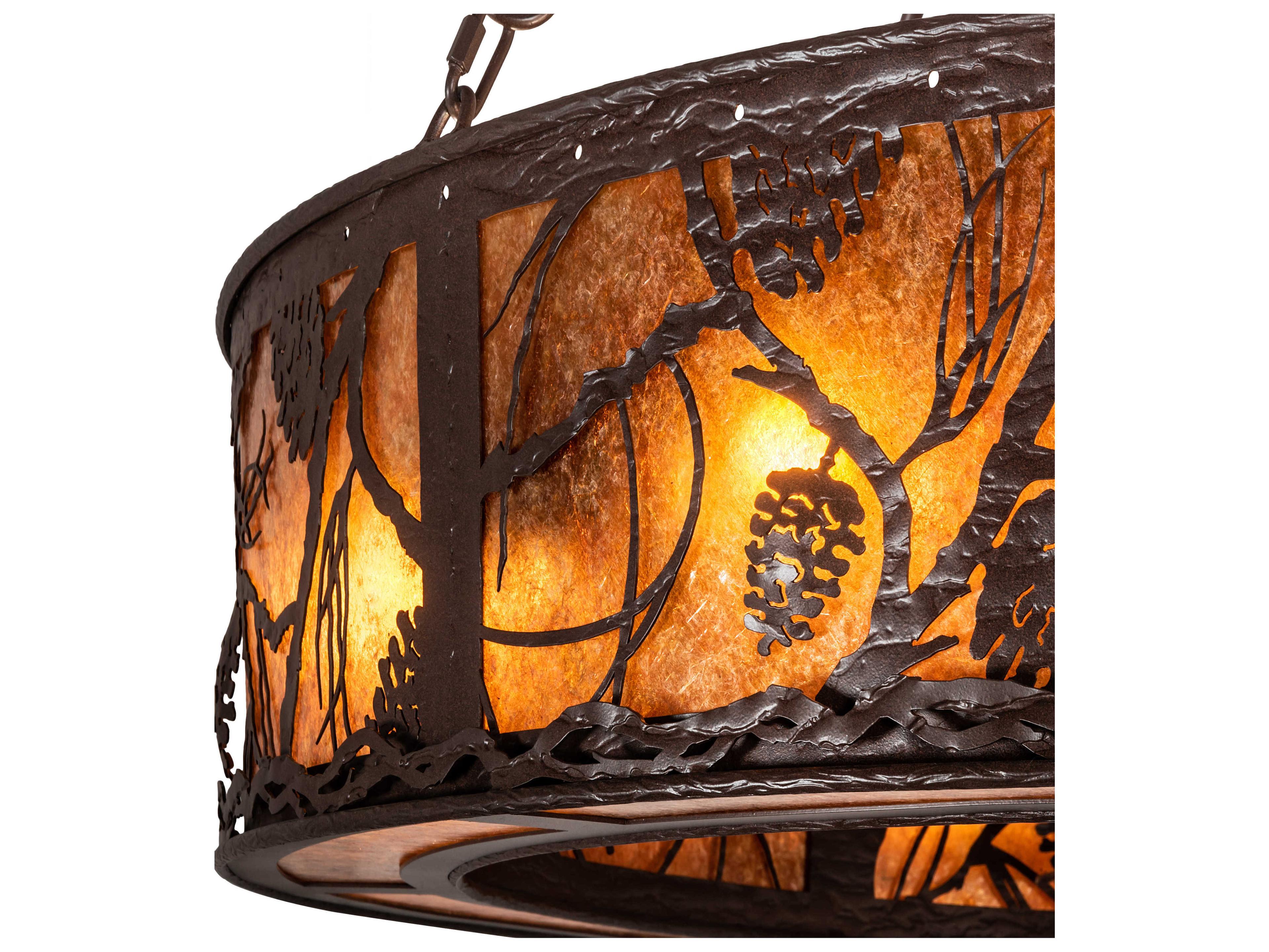 Meyda Whispering Pines 19-Light Chandel-Air