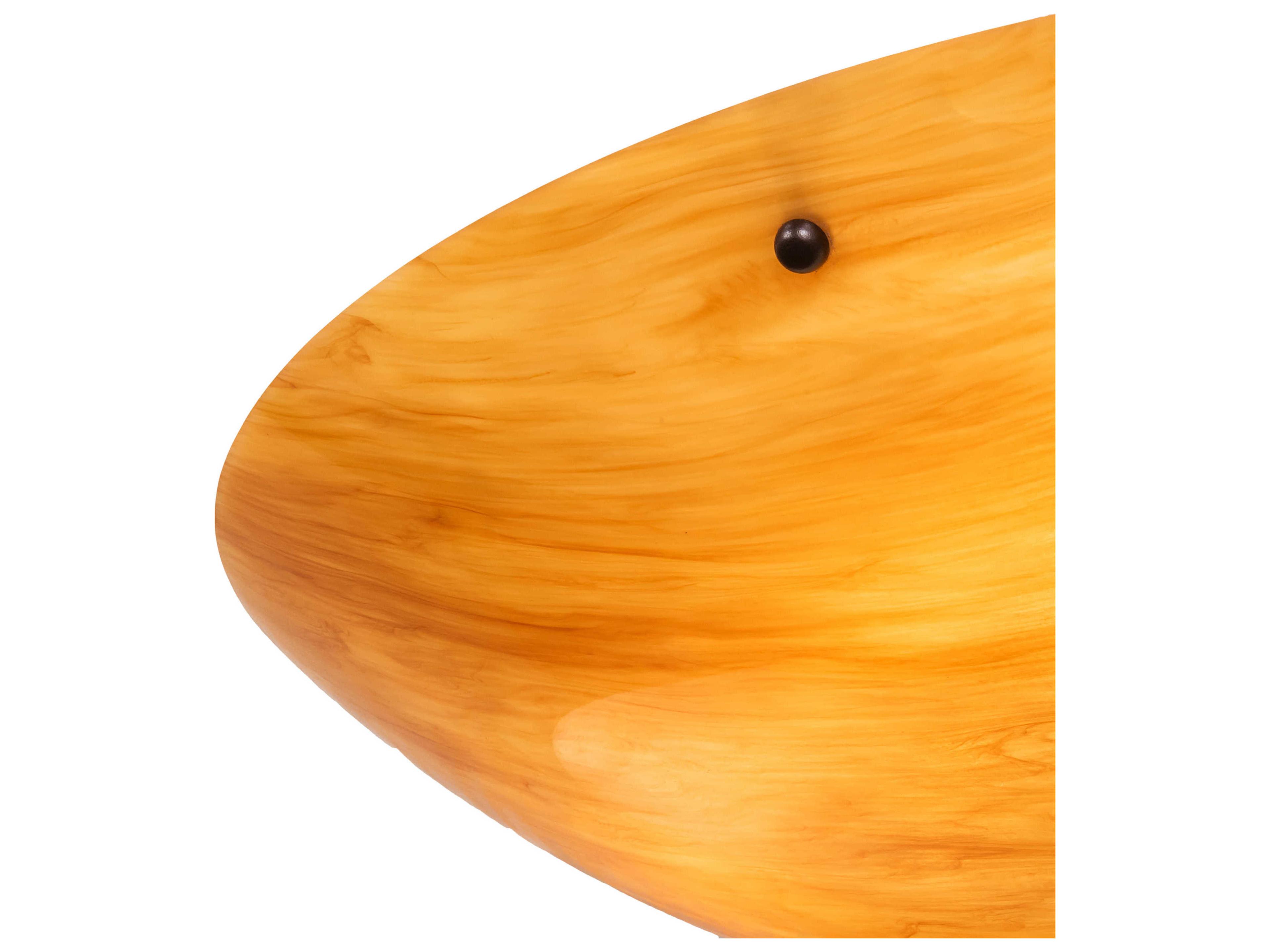 Meyda Cypola 6-Light Mahogany Bronze Brown Bowl Pendant