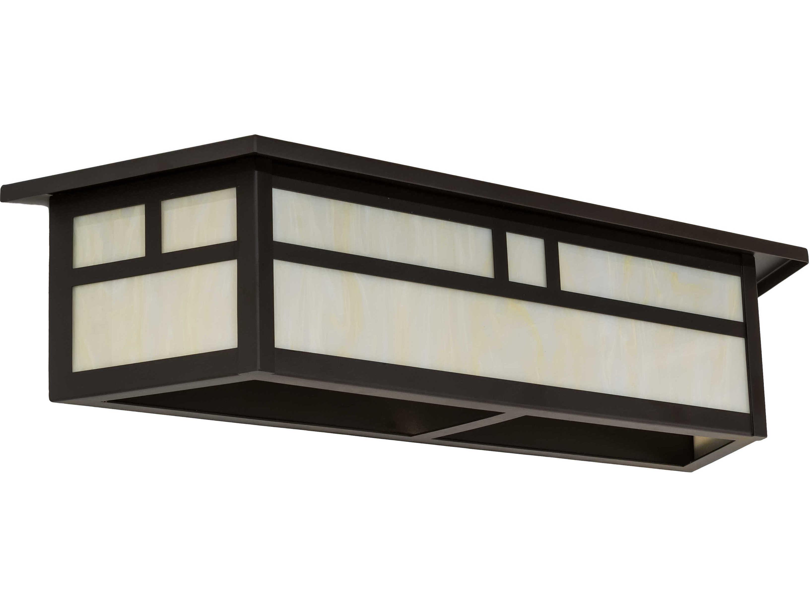 Meyda Hyde Park 2-Light Oil Rubbed Bronze Off White Vanity Light