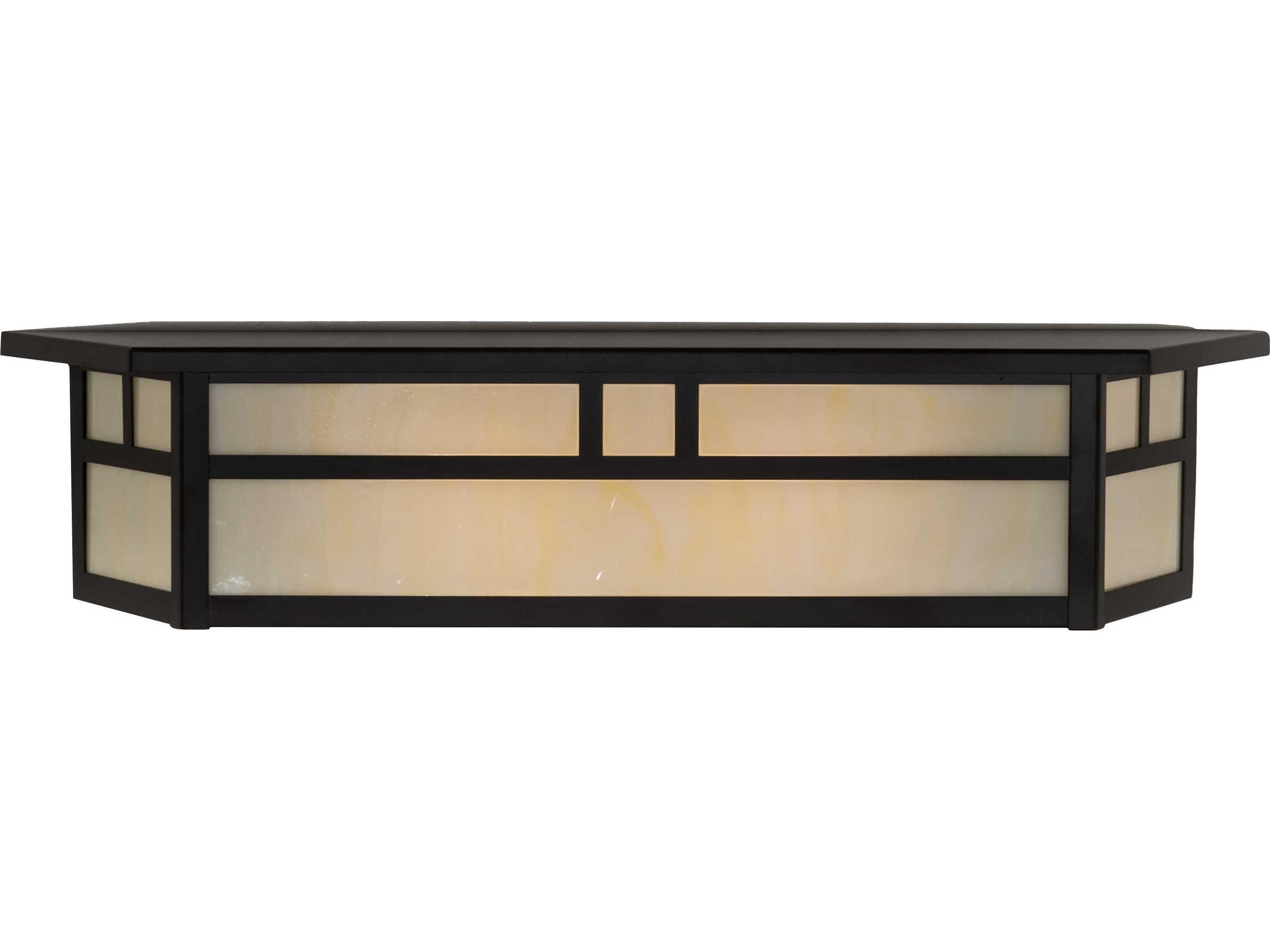 Meyda Hyde Park 2-Light Oil Rubbed Bronze Off White Vanity Light