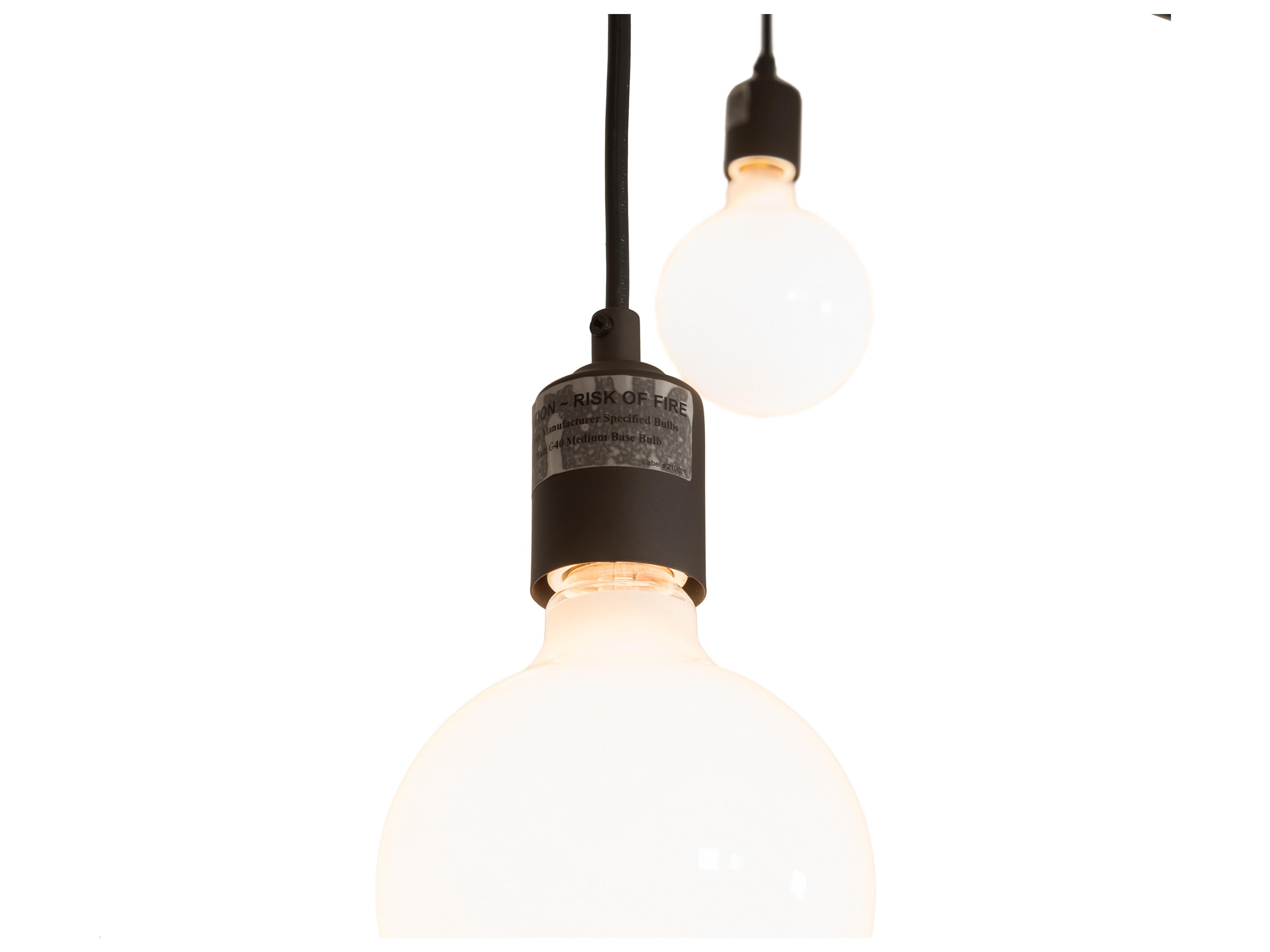 Meyda Castiliolite 12-Light Oil Rubbed Bronze White Globe Pendant