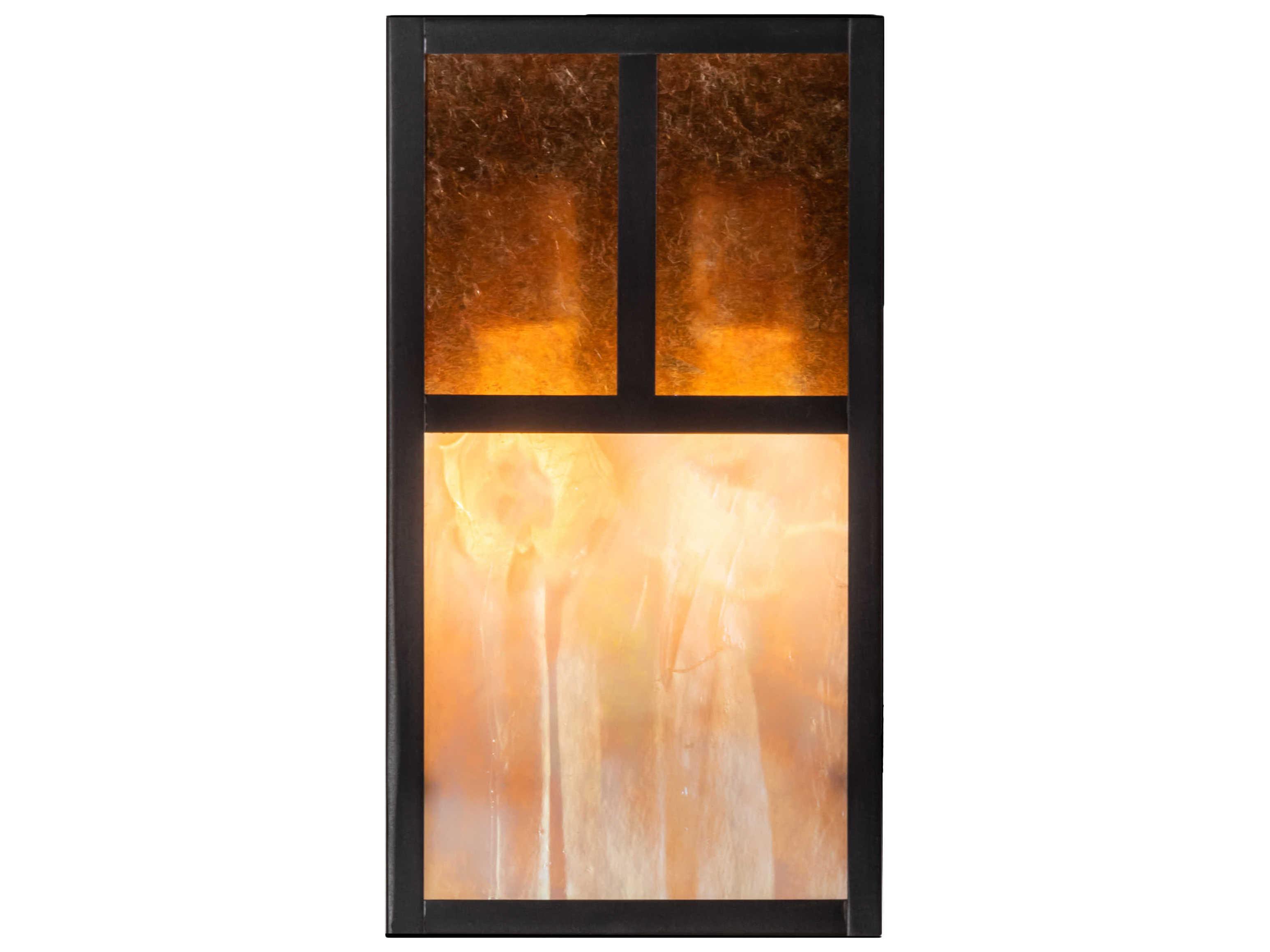 Meyda Hyde Park T-Mission 2 - Light Glass LED Outdoor Wall Light