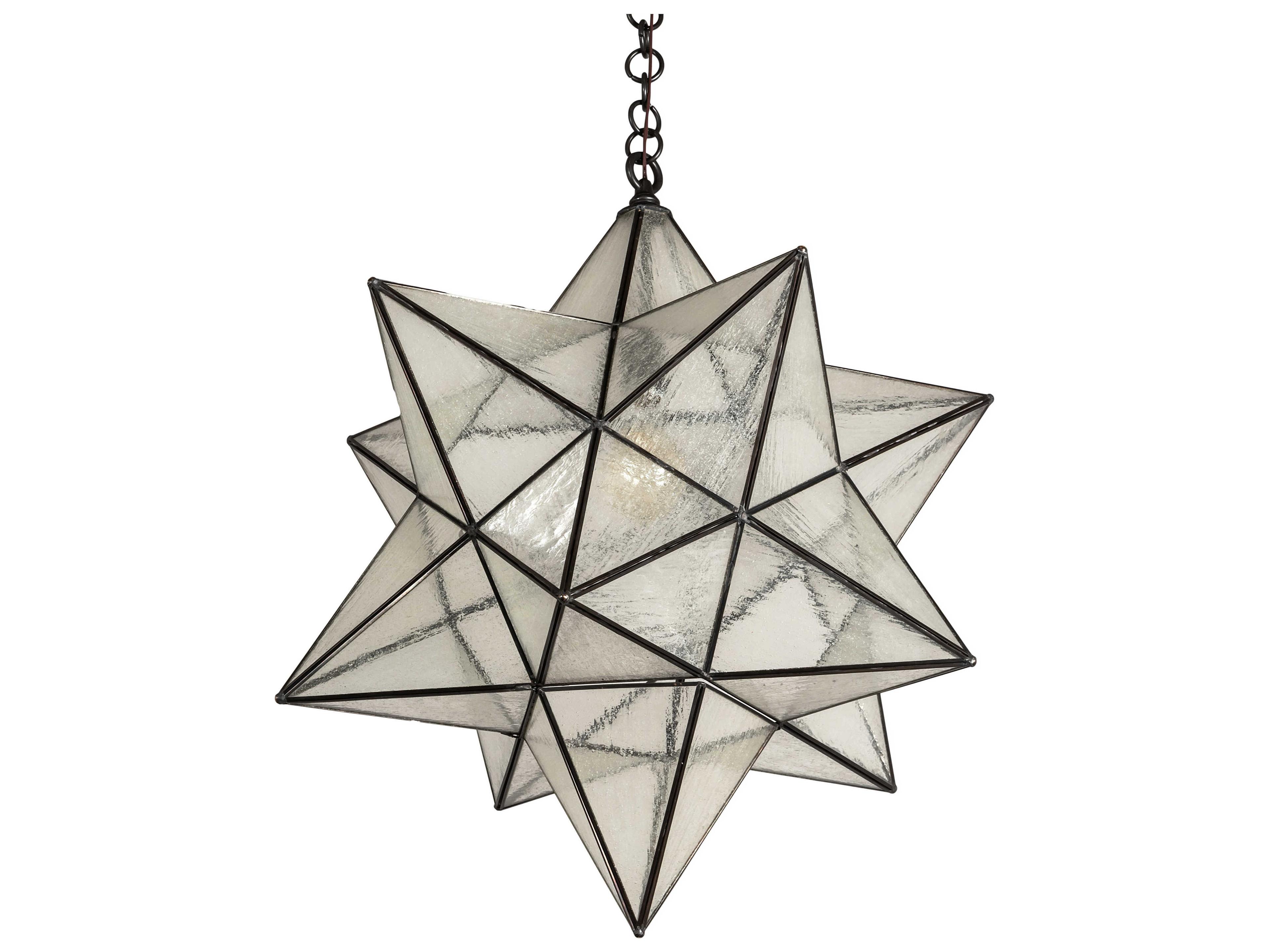 Meyda Moravian Star 1 - Light Glass Outdoor Hanging Light