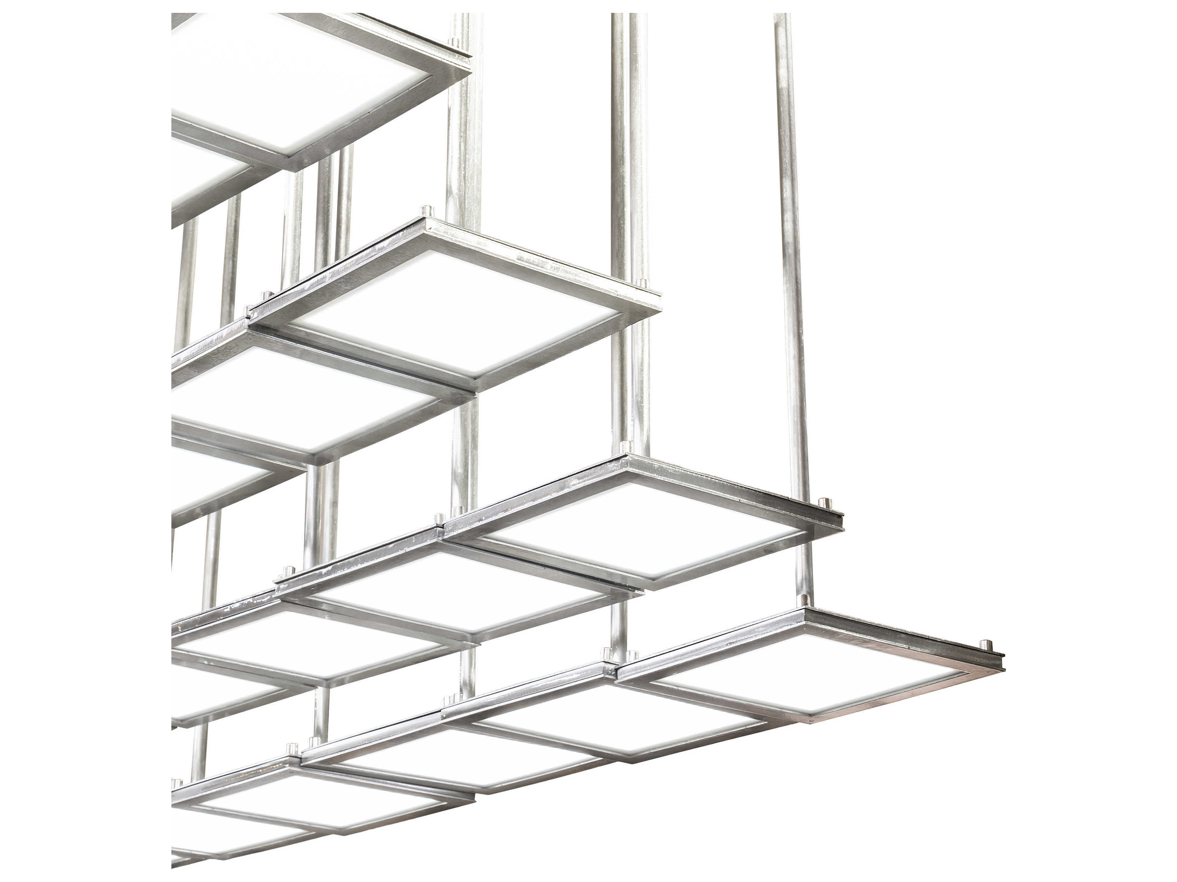 Meyda Kossar 34-Light White Grey LED Pendant