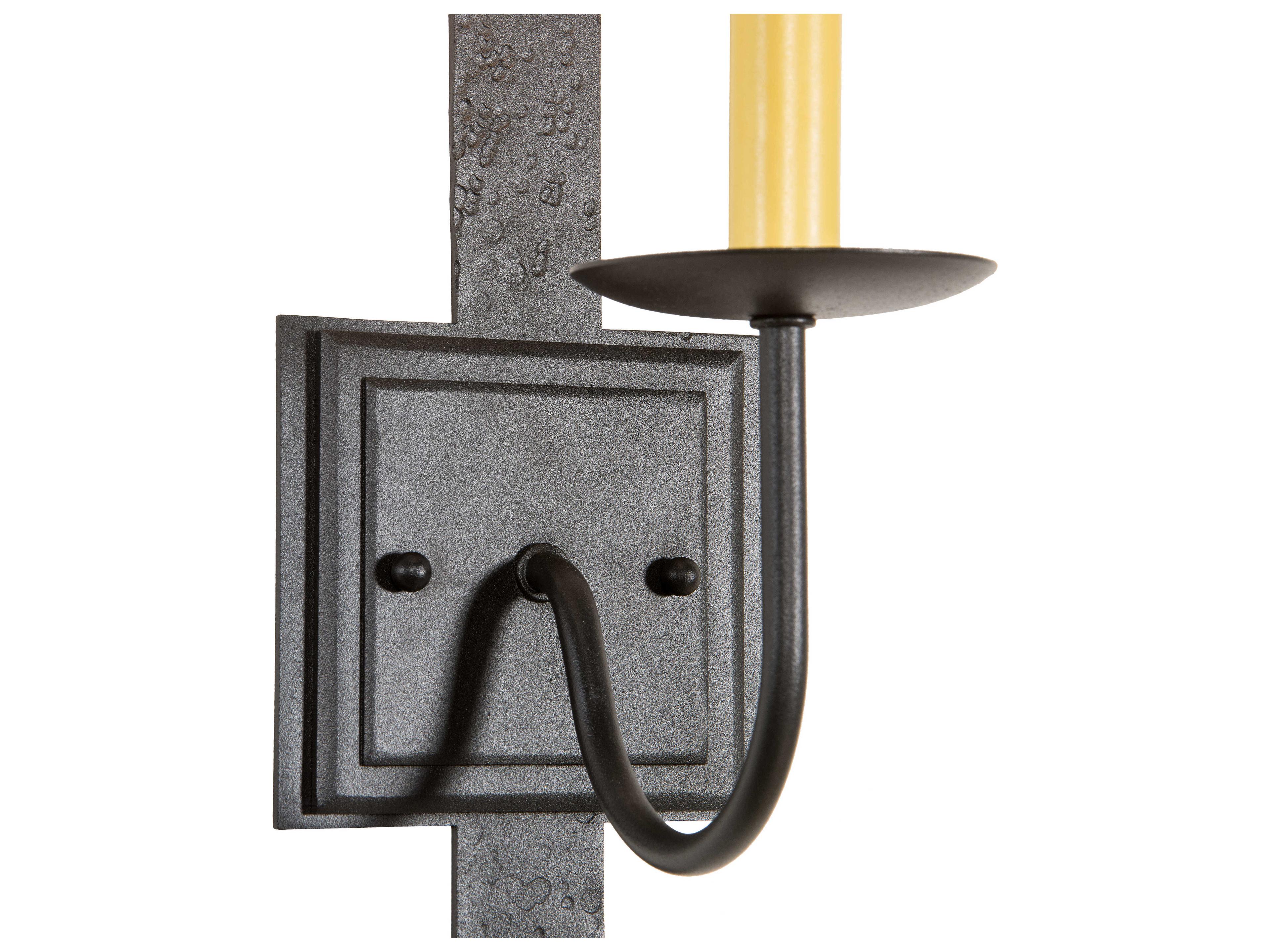 Meyda Costello 1-Light Black Wall Sconce