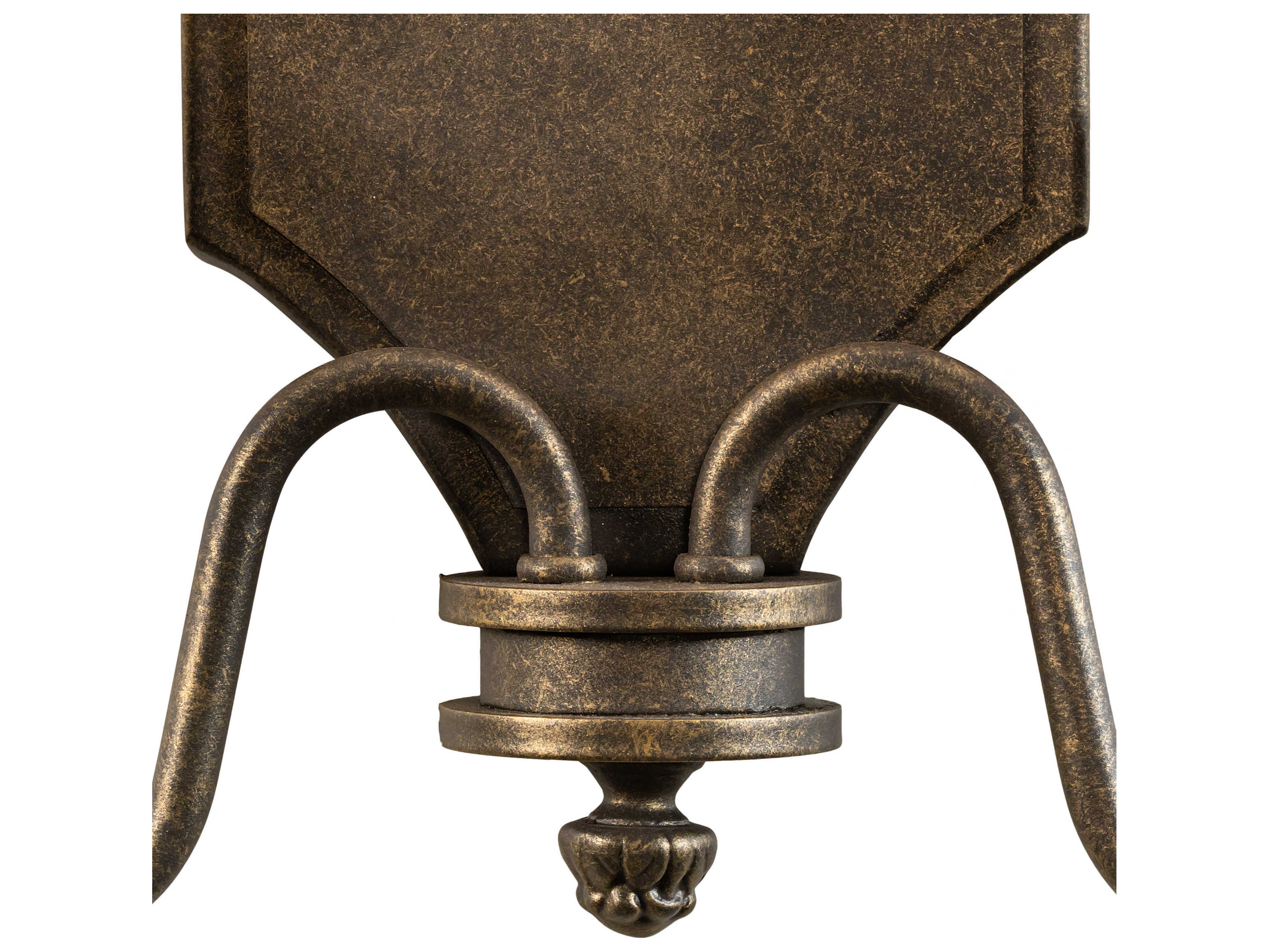 Meyda Paquita 2-Light Black Wall Sconce