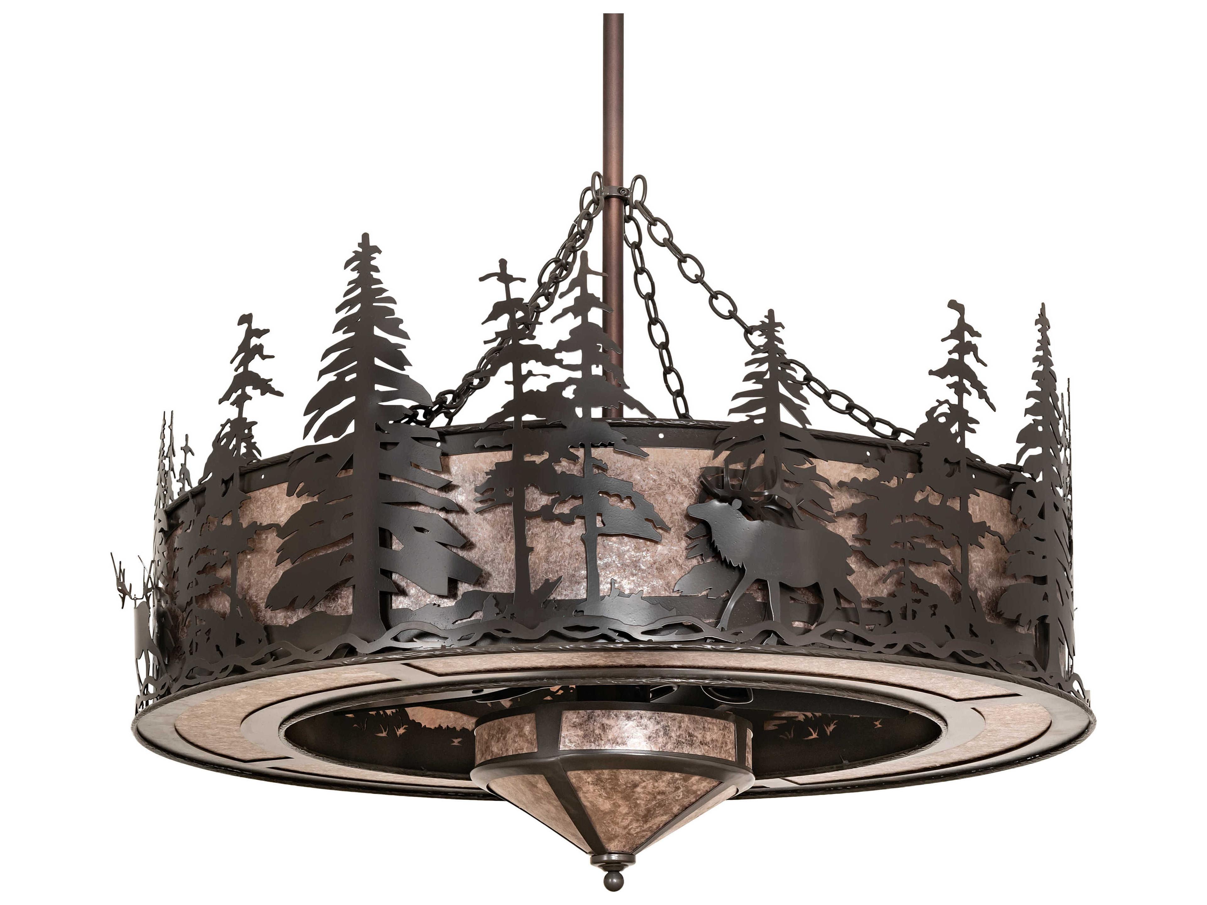 Meyda Elk At Dusk 11-Light Chandel-Air