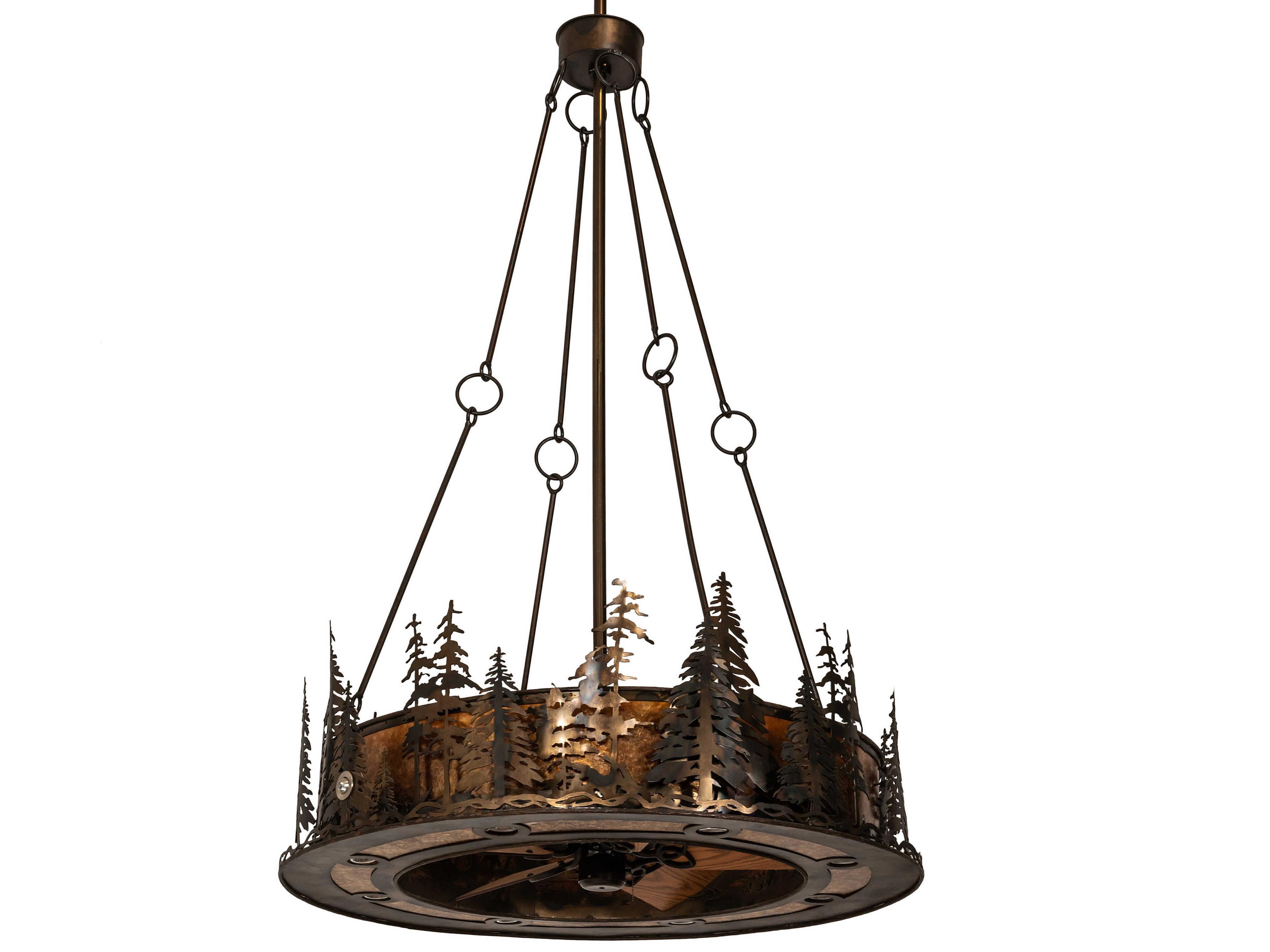 Meyda Tall Pines 21-Light Chandel-Air