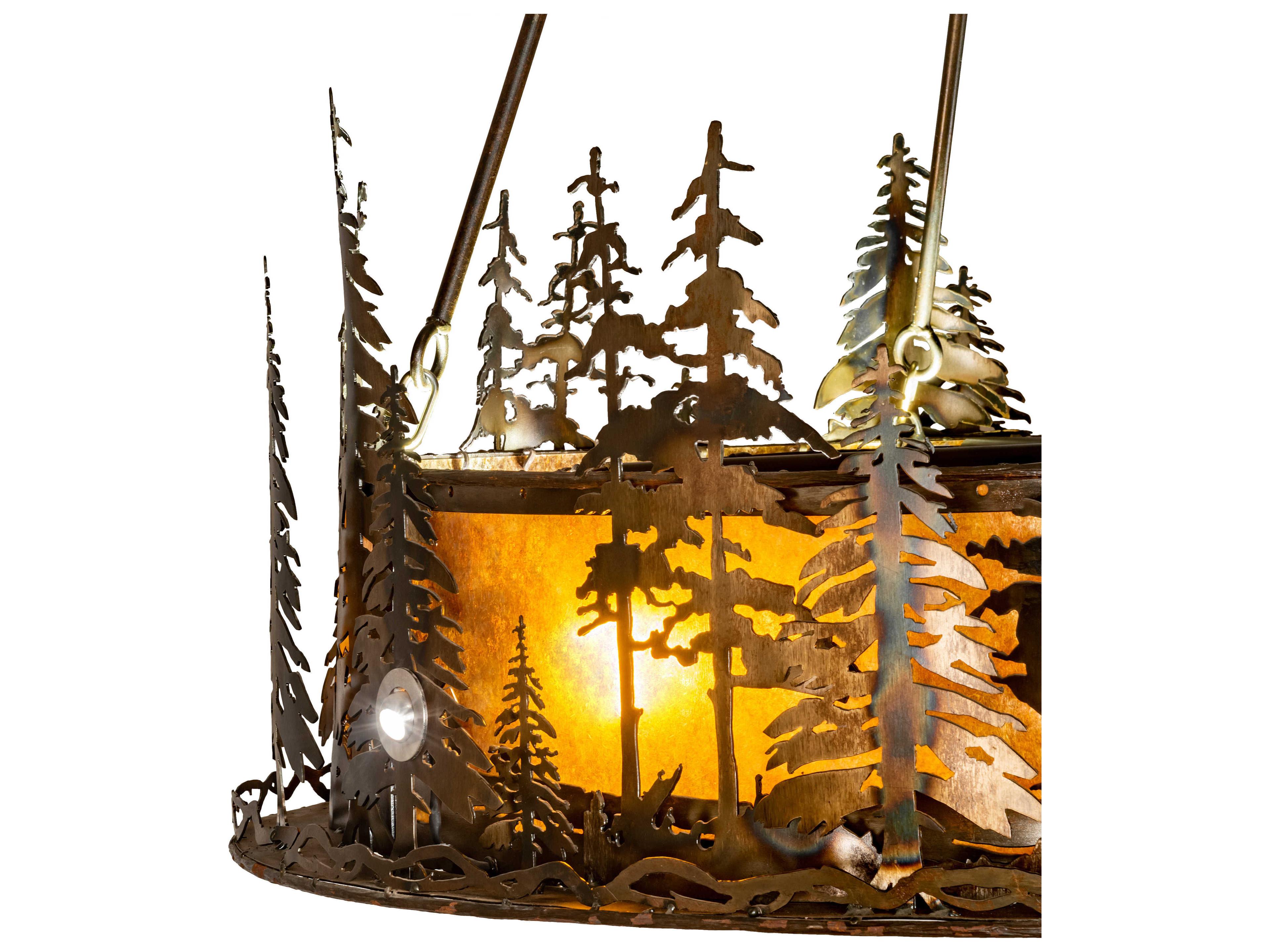 Meyda Tall Pines 21-Light Chandel-Air