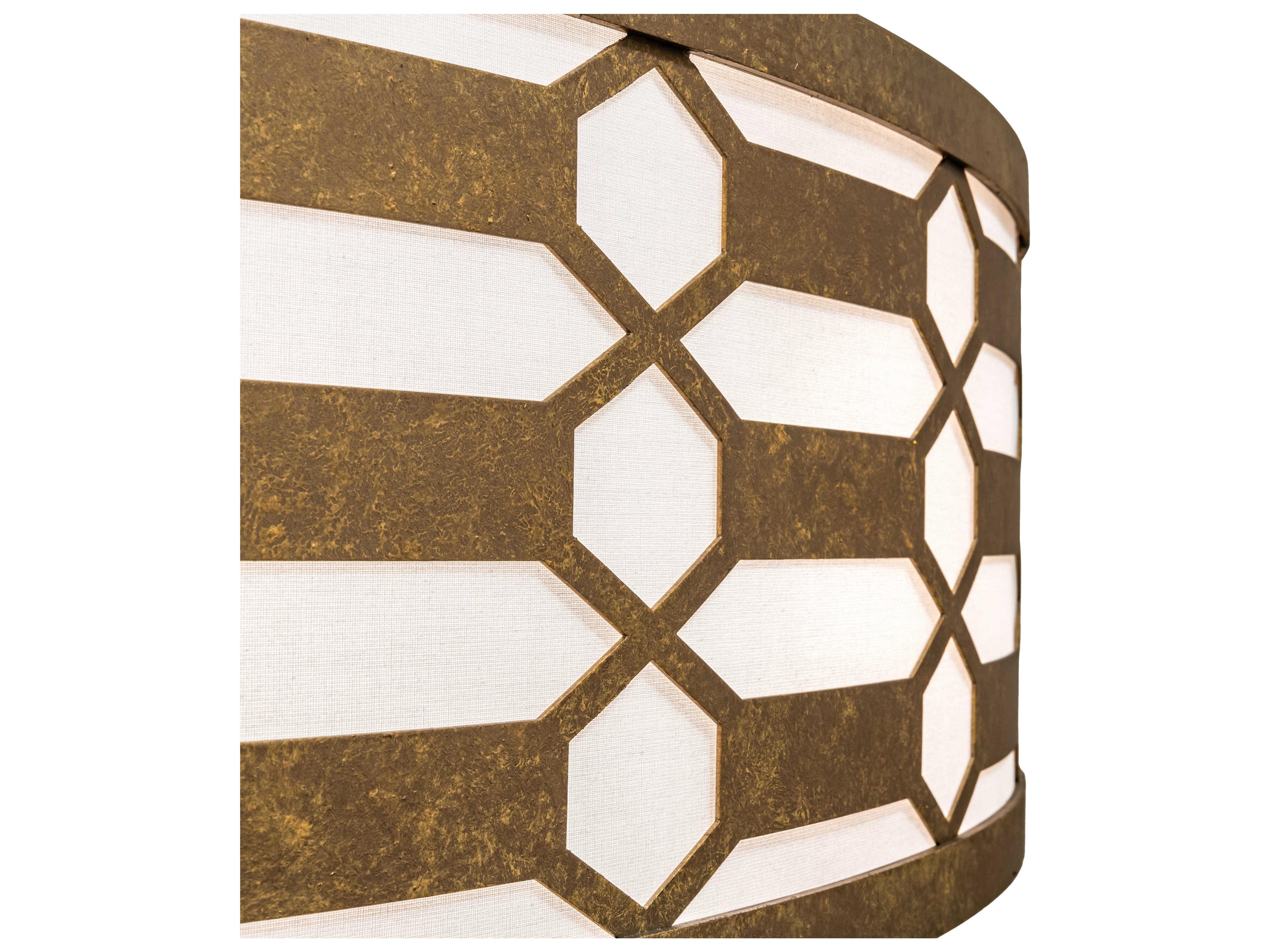 Meyda Watermere 16-Light6-Light Burnished Gold Round Pendant