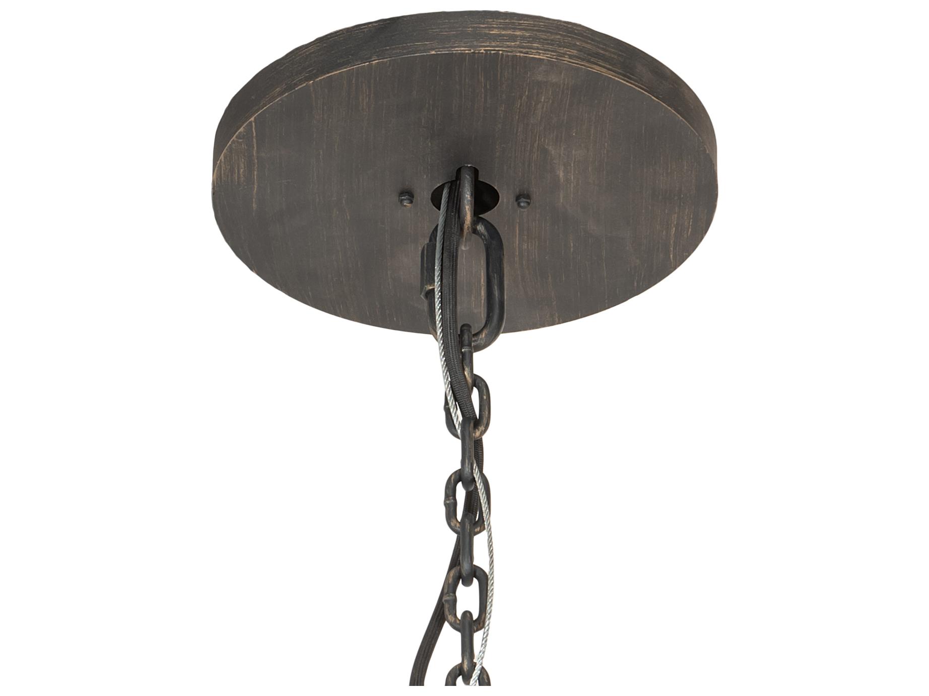 Meyda Neapolis 24-Light Black Amber Gold Brown Candelabra Chandelier