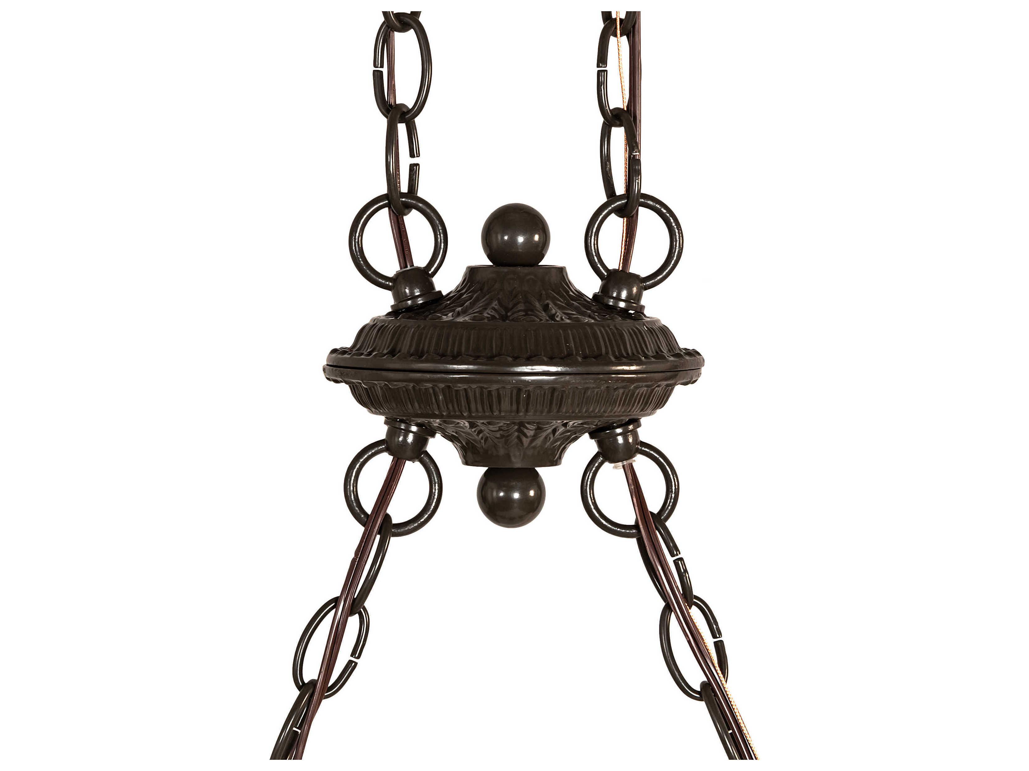Meyda Sutter 3-Light Timeless Bronze Brown Island Pendant