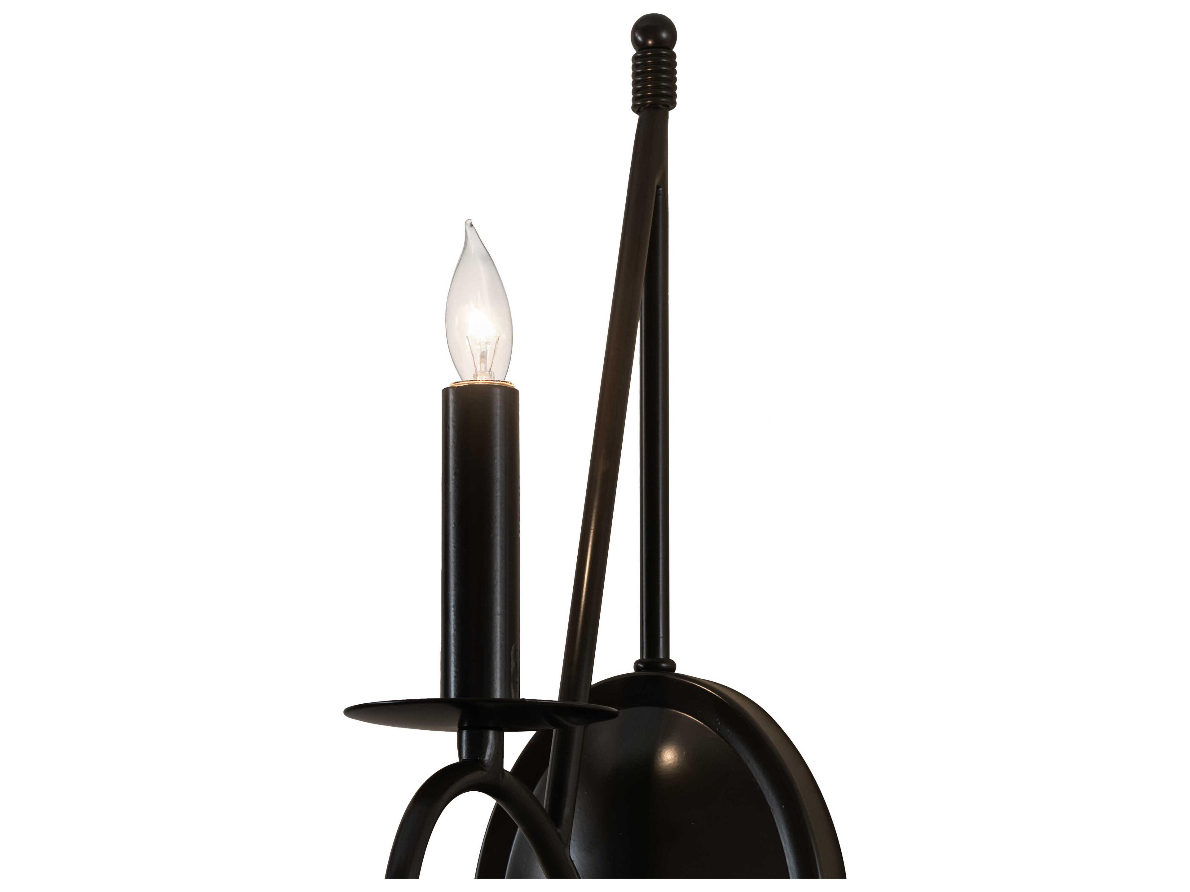 Meyda Estrella 1-Light Timeless Bronze Wall Sconce