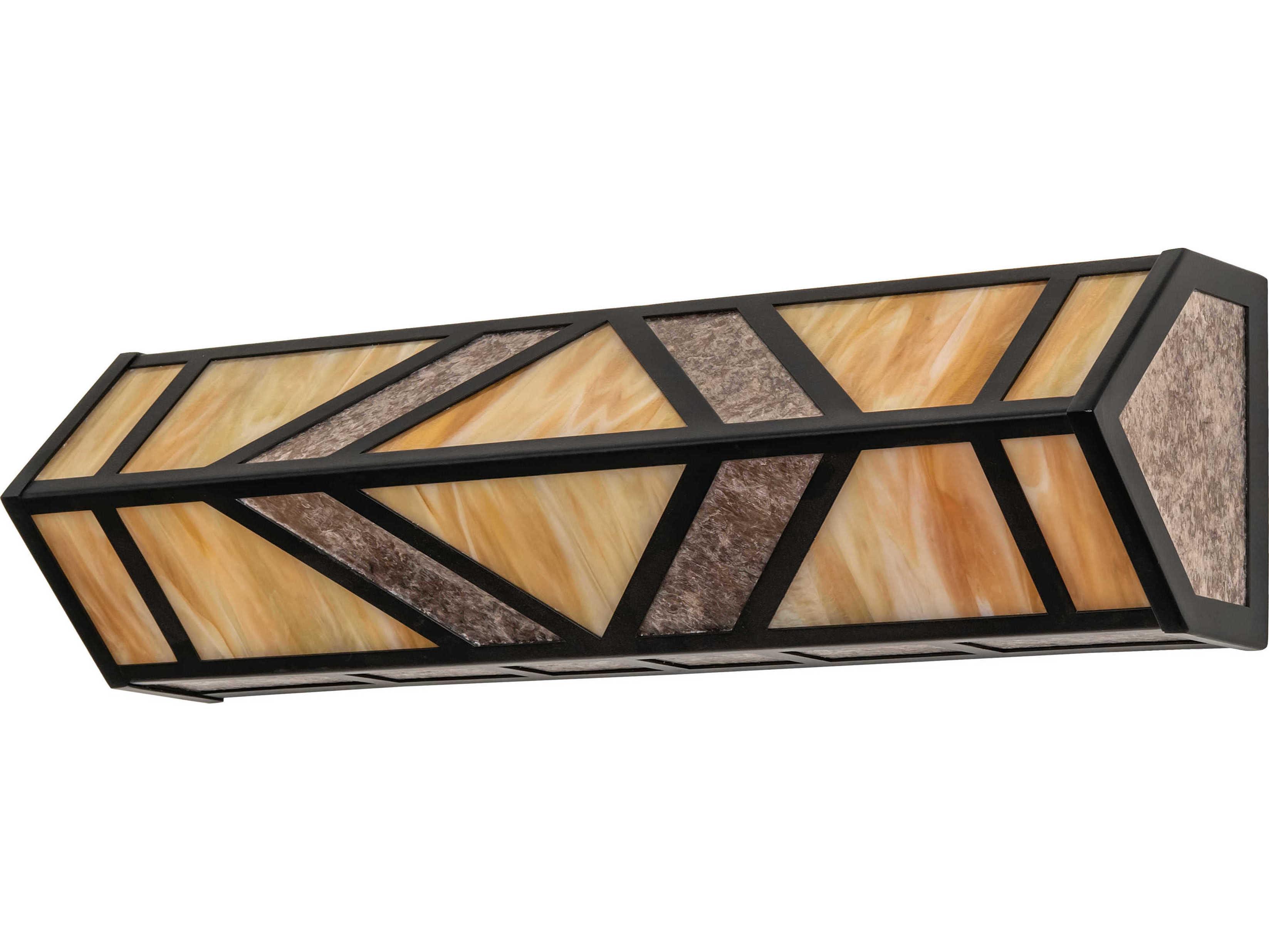 Meyda Santa Fe 4 - Light Glass LED Outdoor Wall Light