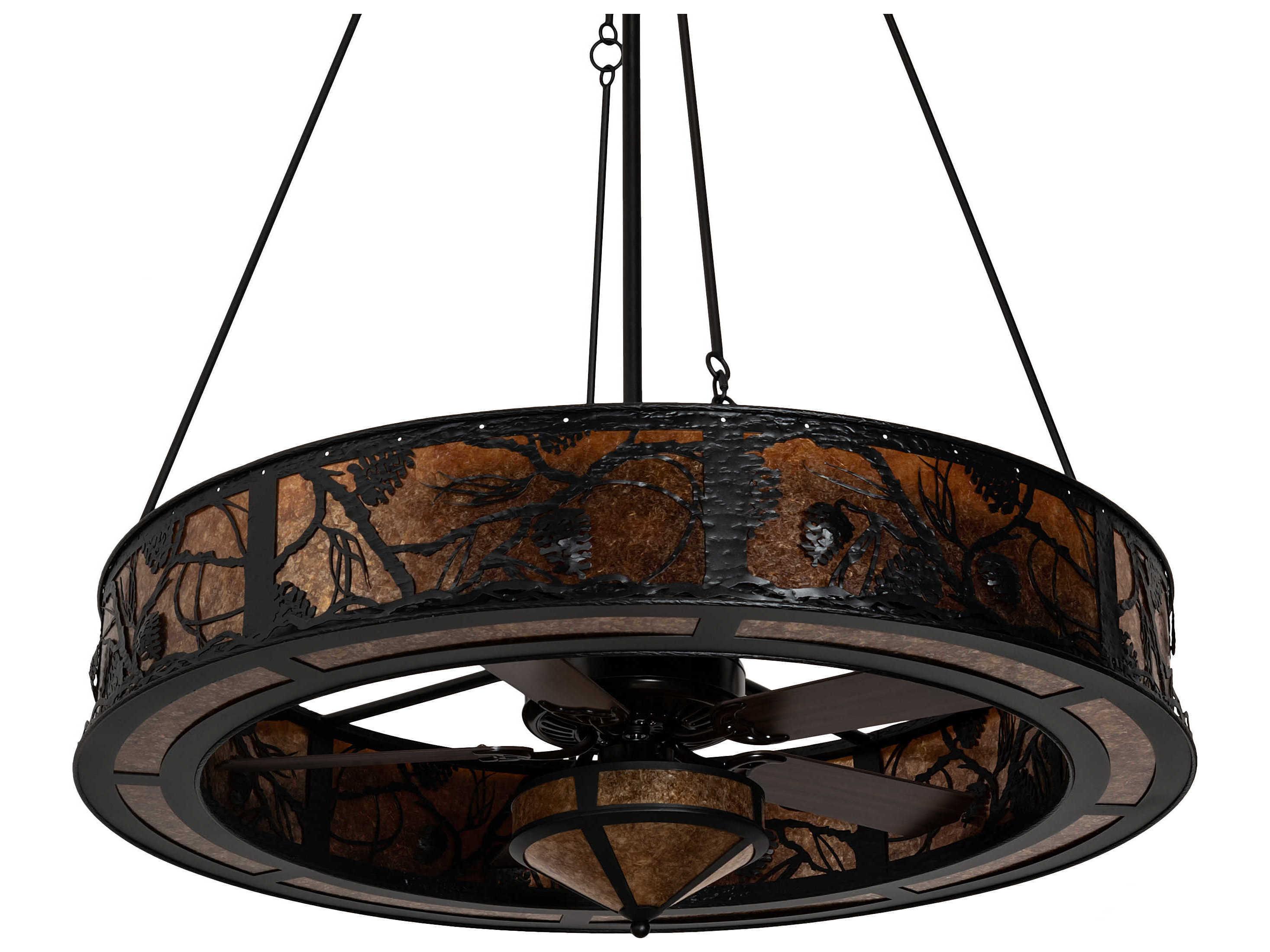 Meyda Whispering Pines 19-Light Chandel-Air
